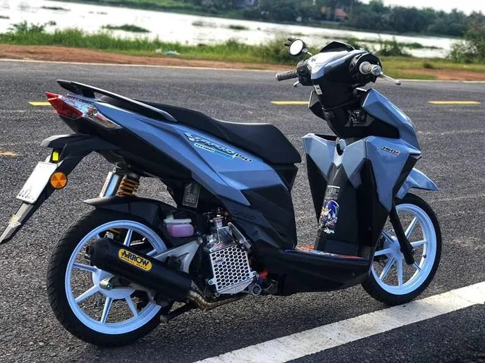 modifikasi vario 150 warna biru doff