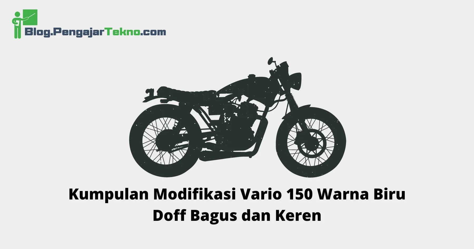 modifikasi vario 150 warna biru doff