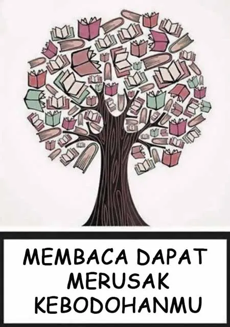 Poster Ajakan Membaca Buku di Perpustakaan Terbaik Lengkap 7 poster ajakan membaca buku di perpustakaan