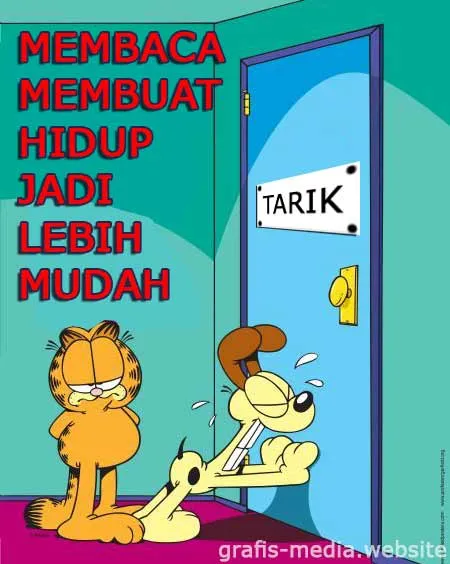 Poster Ajakan Membaca Buku di Perpustakaan Terbaik Lengkap 3 poster ajakan membaca buku di perpustakaan