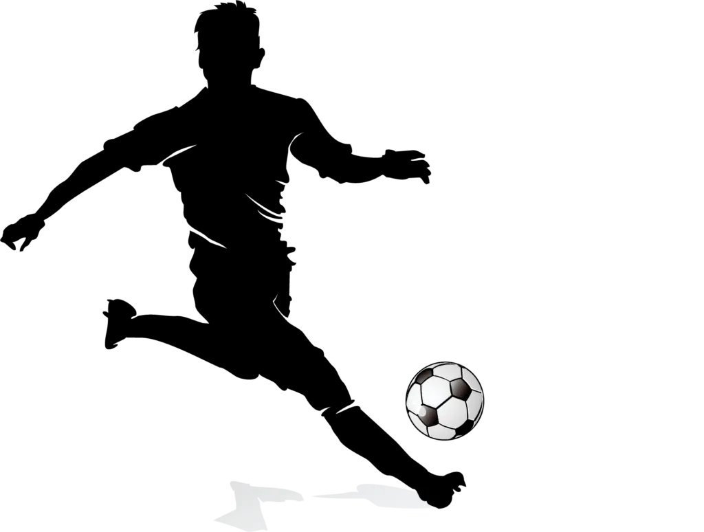 Kumpulan Gambar Siluet Sepak Bola PNG Terlengkap 18 siluet sepak bola png