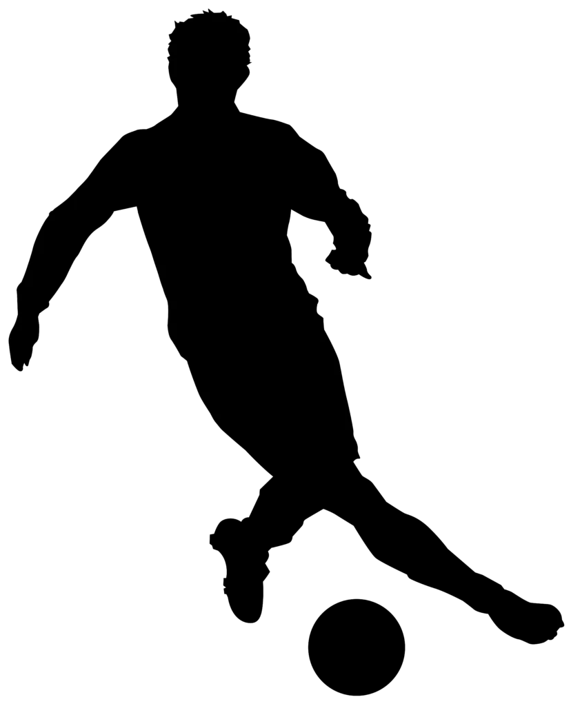 Kumpulan Gambar Siluet Sepak Bola PNG Terlengkap 19 siluet sepak bola png