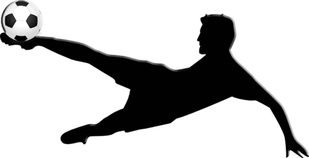 Kumpulan Gambar Siluet Sepak Bola PNG Terlengkap 10 siluet sepak bola png