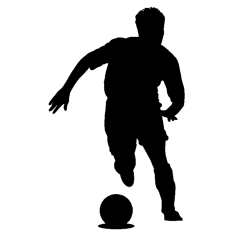 Kumpulan Gambar Siluet Sepak Bola PNG Terlengkap 2 siluet sepak bola png