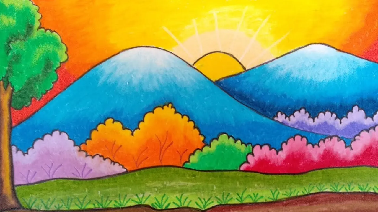 Gambar Pemandangan Alam Yang Mudah Untuk Anak SD 11 gambar pemandangan alam yang mudah untuk anak sd