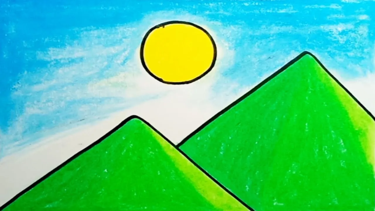 Gambar Pemandangan Alam Yang Mudah Untuk Anak SD 13 gambar pemandangan alam yang mudah untuk anak sd