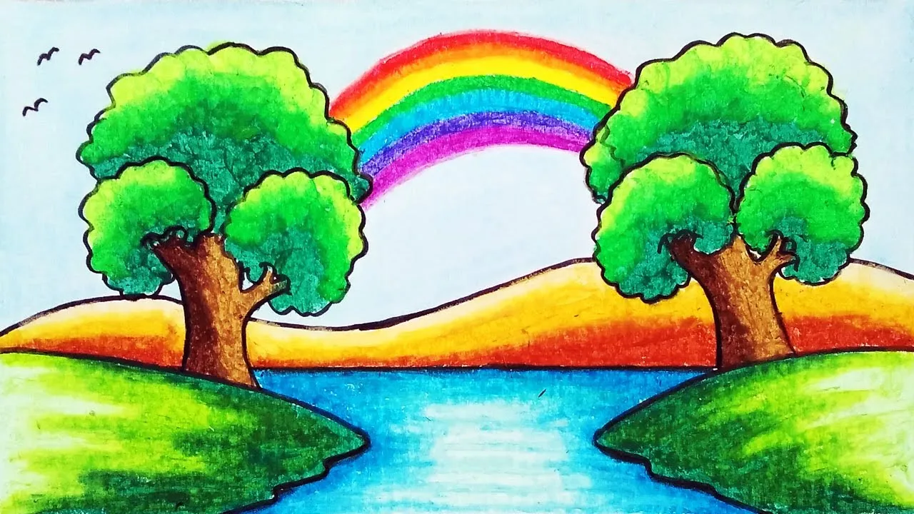 Gambar Pemandangan Alam Yang Mudah Untuk Anak SD 3 gambar pemandangan alam yang mudah untuk anak sd