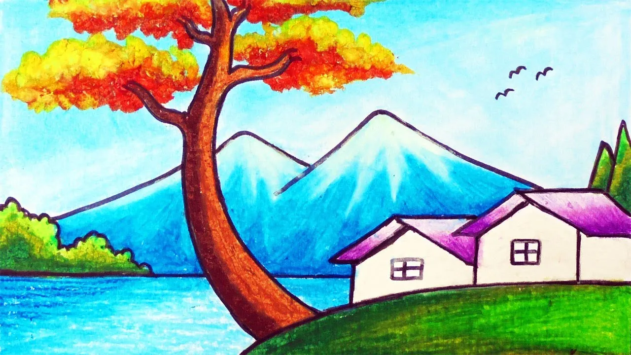 Gambar Pemandangan Alam Yang Mudah Untuk Anak SD 7 gambar pemandangan alam yang mudah untuk anak sd