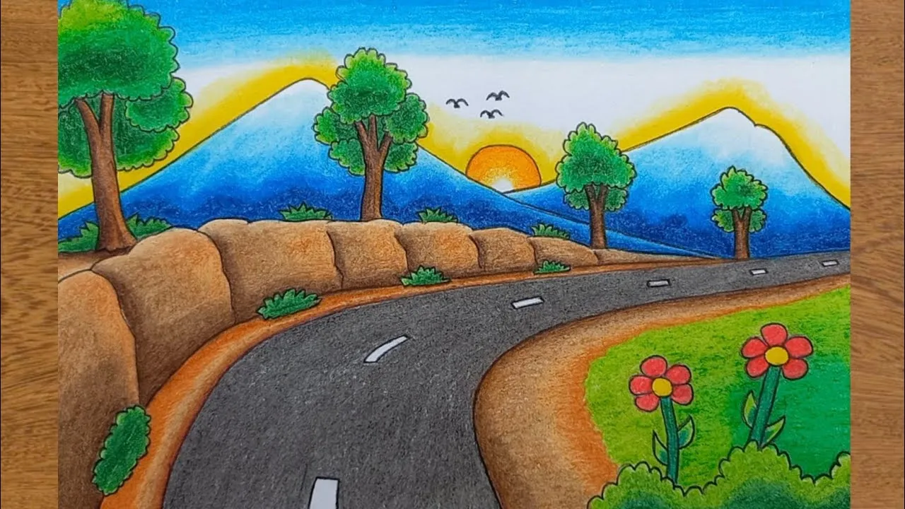 Gambar Pemandangan Alam Yang Mudah Untuk Anak SD 8 gambar pemandangan alam yang mudah untuk anak sd