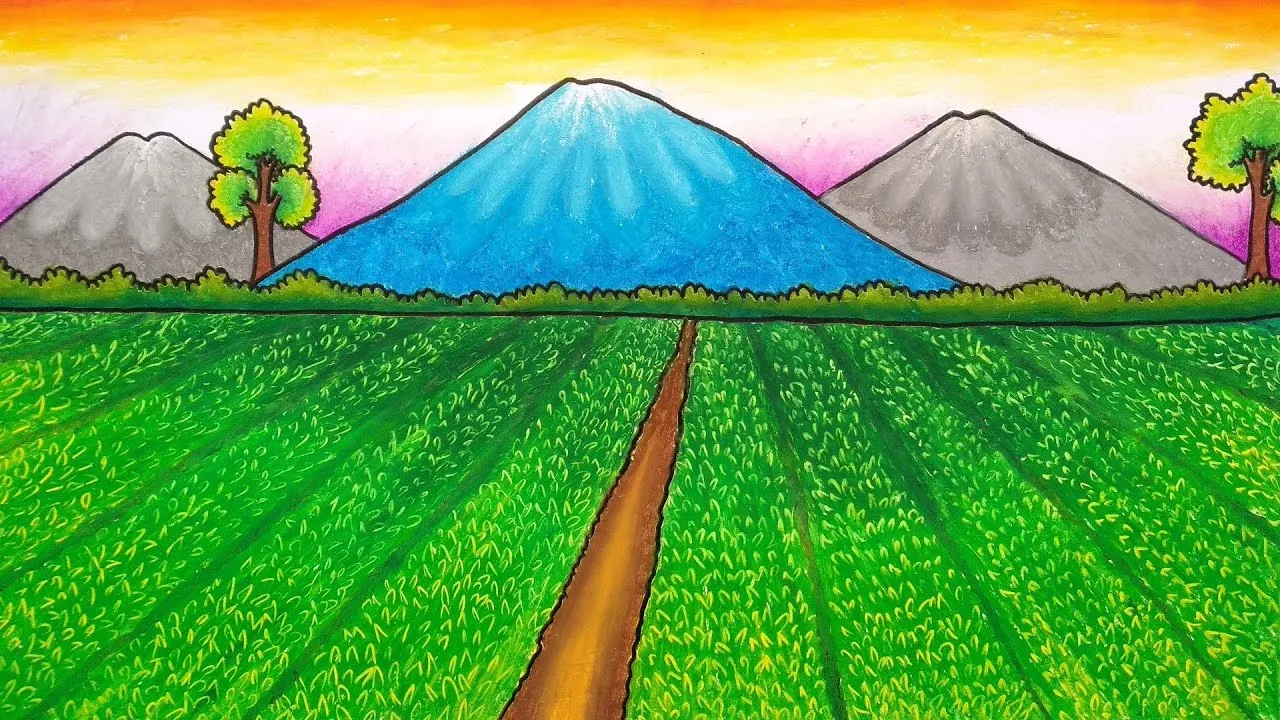 Gambar Pemandangan Alam Yang Mudah Untuk Anak SD 2 gambar pemandangan alam yang mudah untuk anak sd