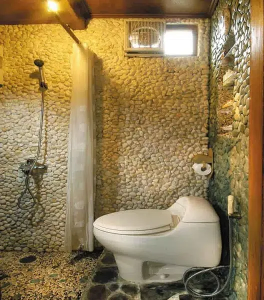 Kumpulan Desain Kamar Mandi Lantai Batu Kerikil Terbagus 7 kamar mandi lantai batu kerikil