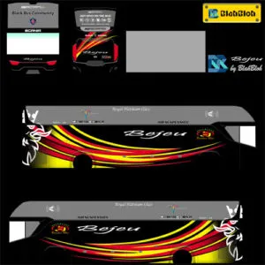 Kumpulan Livery Bus Srikandi SHD Keren Terlengkap 10 livery bus srikandi shd