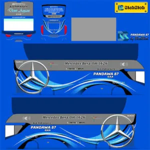 Kumpulan Livery Bus Srikandi SHD Keren Terlengkap 7 livery bus srikandi shd