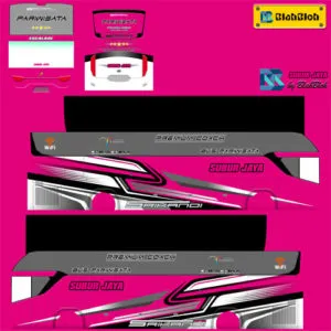 Kumpulan Livery Bus Srikandi SHD Keren Terlengkap 22 livery bus srikandi shd