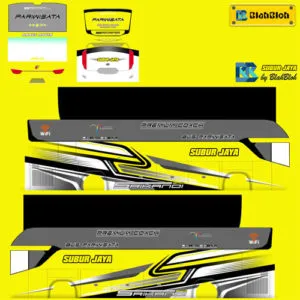 Kumpulan Livery Bus Srikandi SHD Keren Terlengkap 21 livery bus srikandi shd