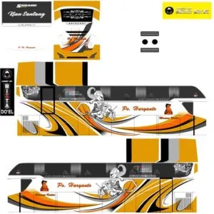 Kumpulan Livery Bus Srikandi SHD Keren Terlengkap 20 livery bus srikandi shd