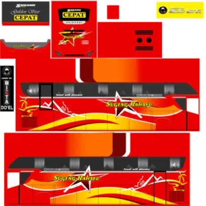 Kumpulan Livery Bus Srikandi SHD Keren Terlengkap 18 livery bus srikandi shd
