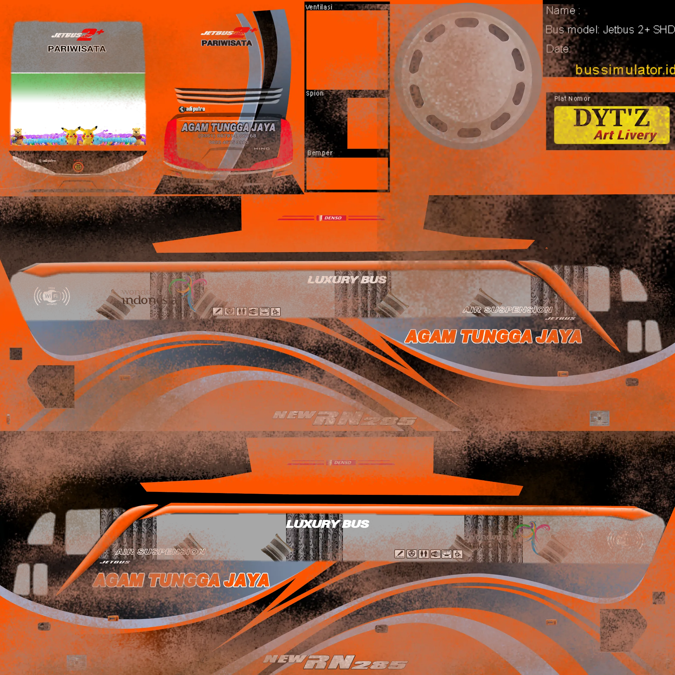 livery bussid als kotor