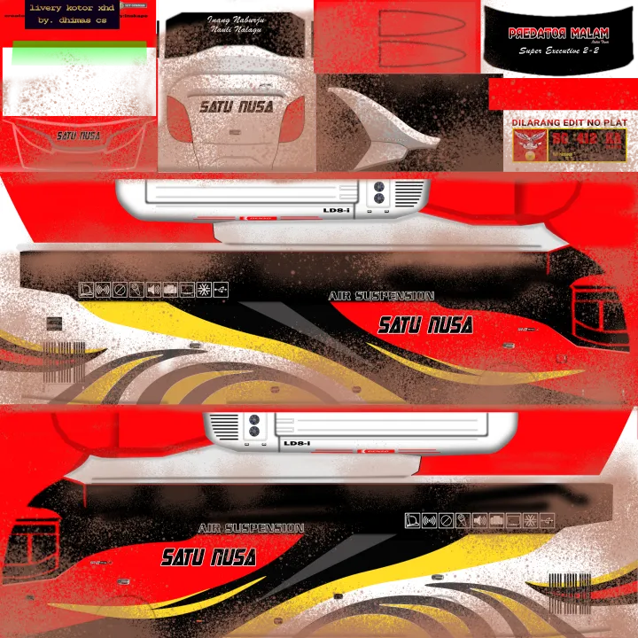 livery bussid als kotor