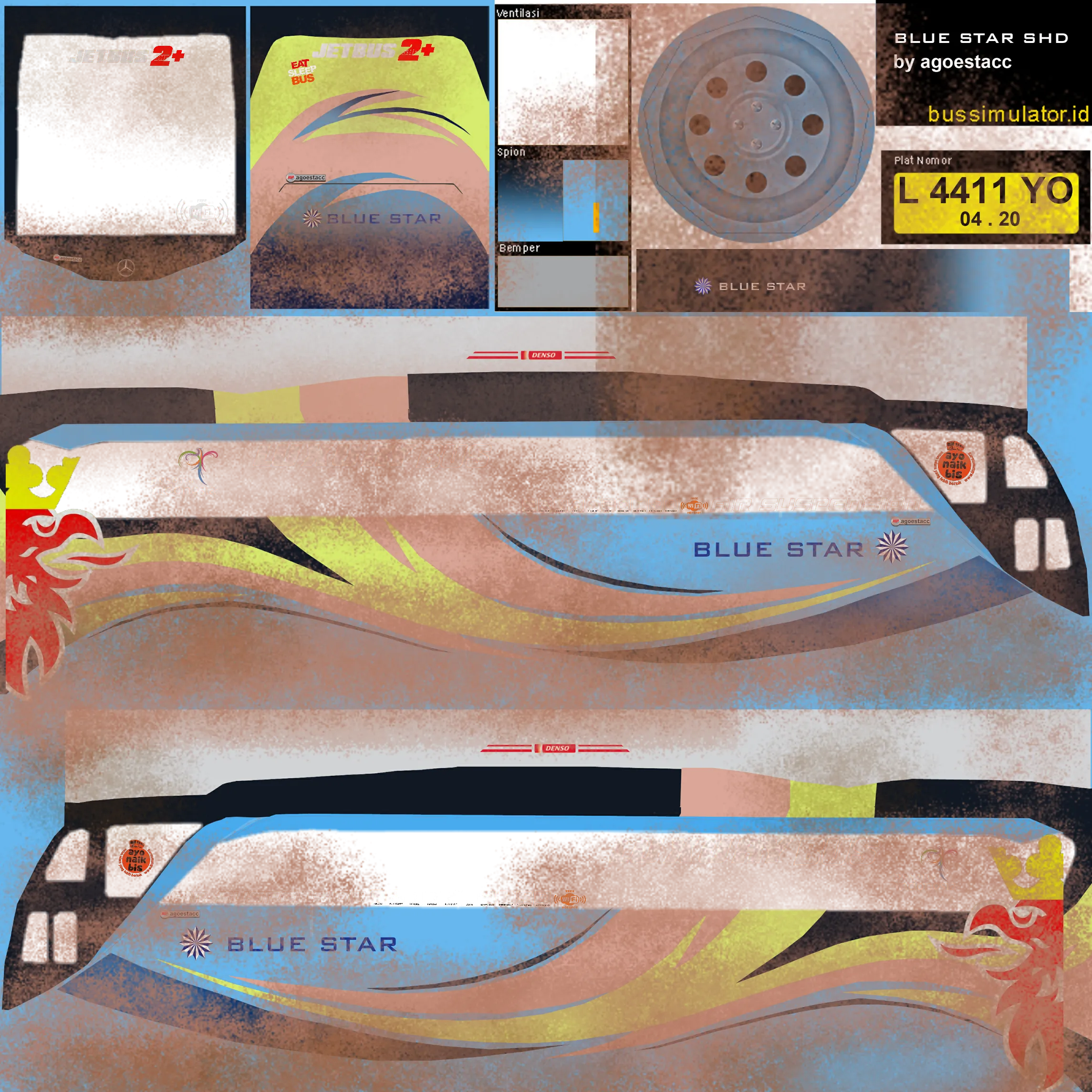 livery bussid als kotor