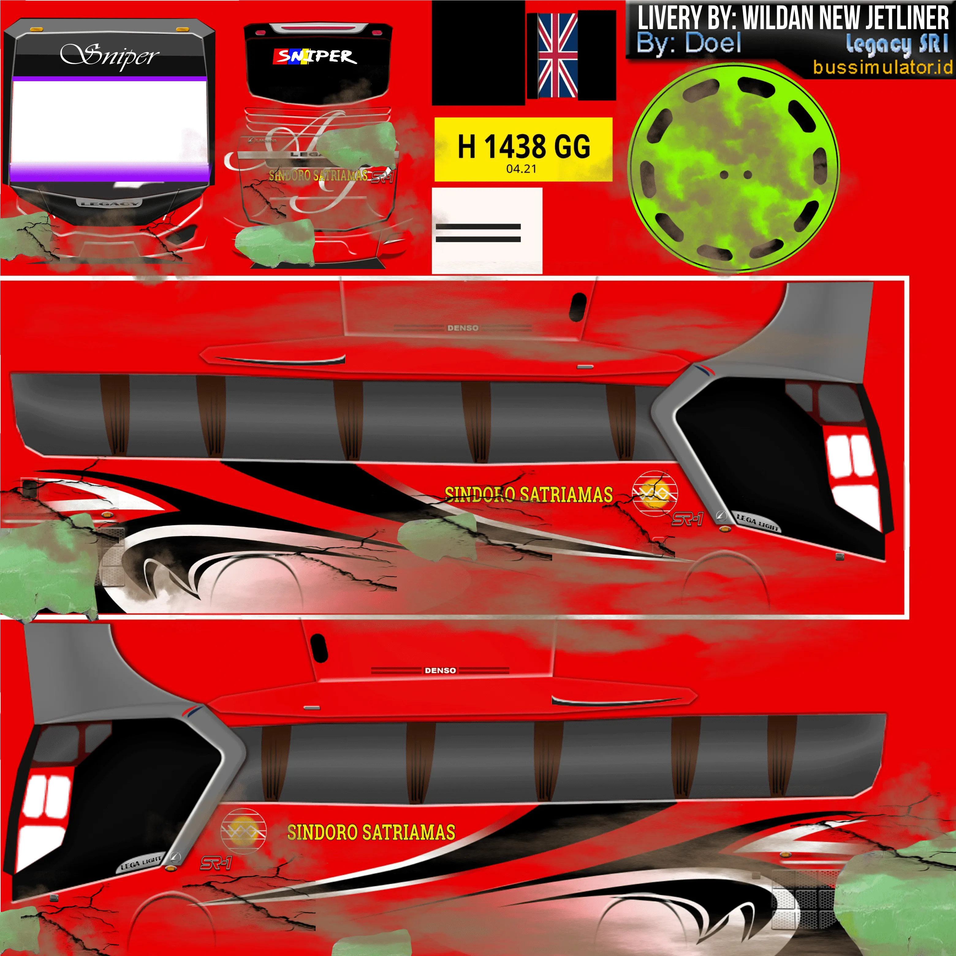 livery bussid als kotor