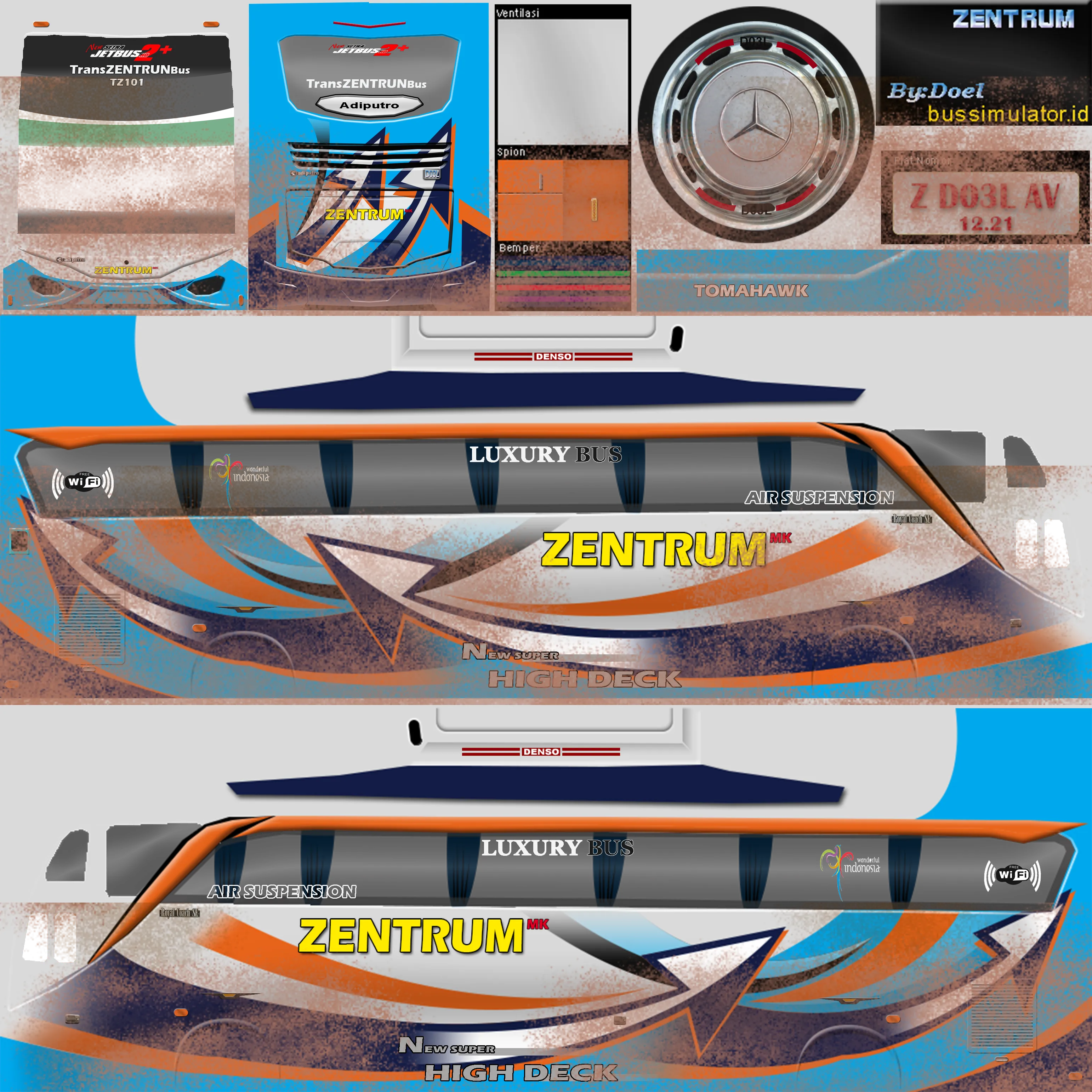 livery bussid als kotor