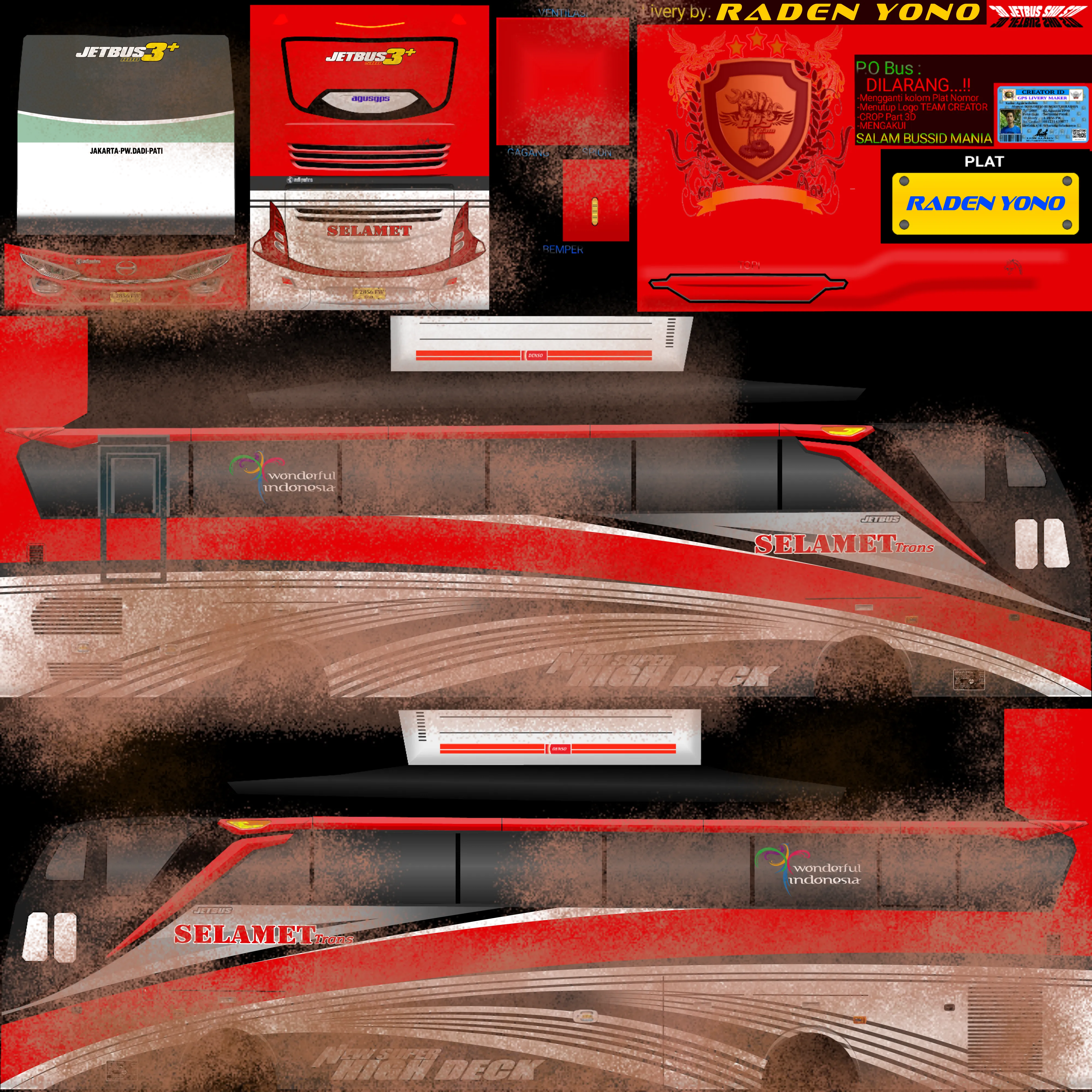 livery bussid als kotor