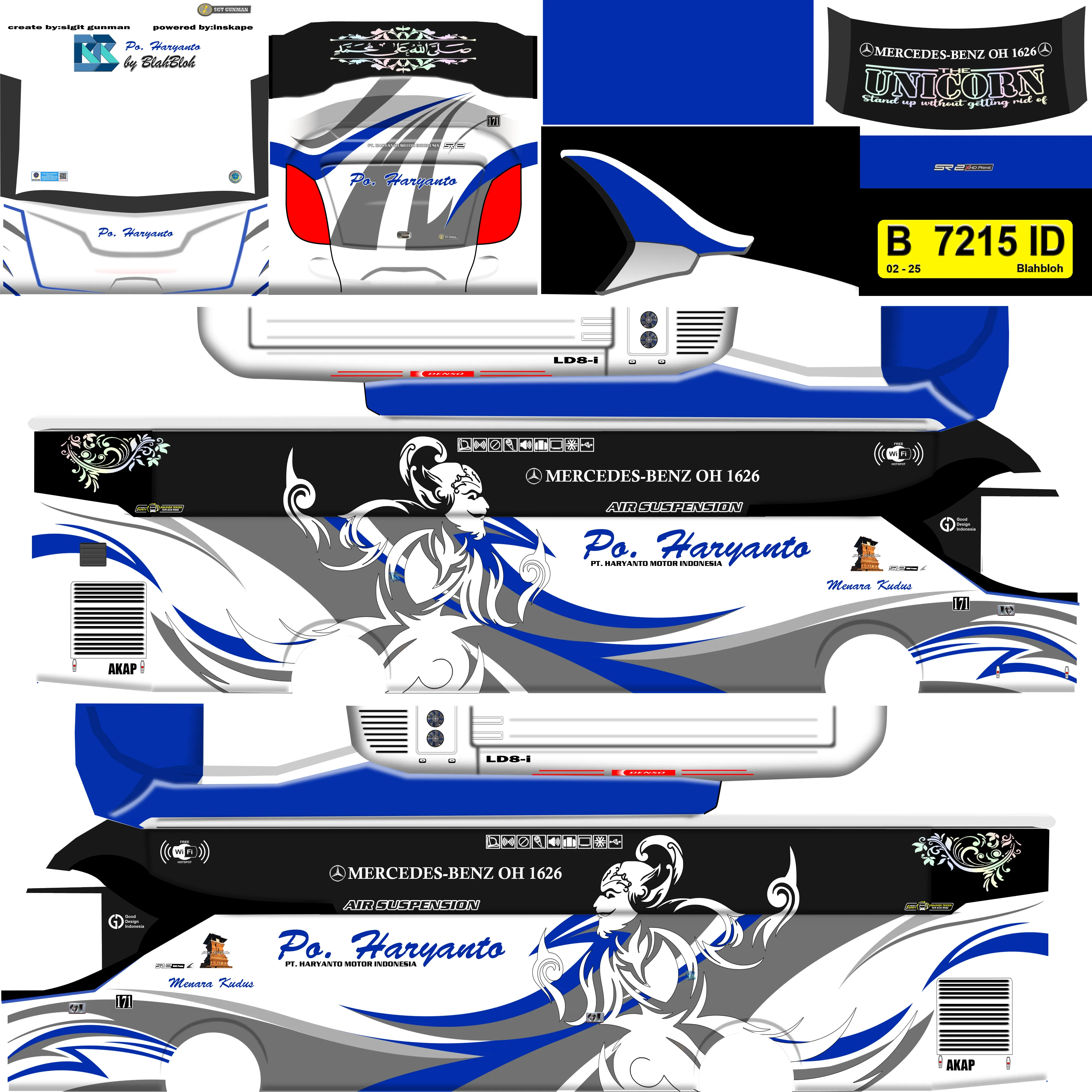 Kumpulan Livery Bussid Arjuna XHD Jetbus 3 Keren dan Lengkap 5 livery bussid arjuna xhd jetbus 3