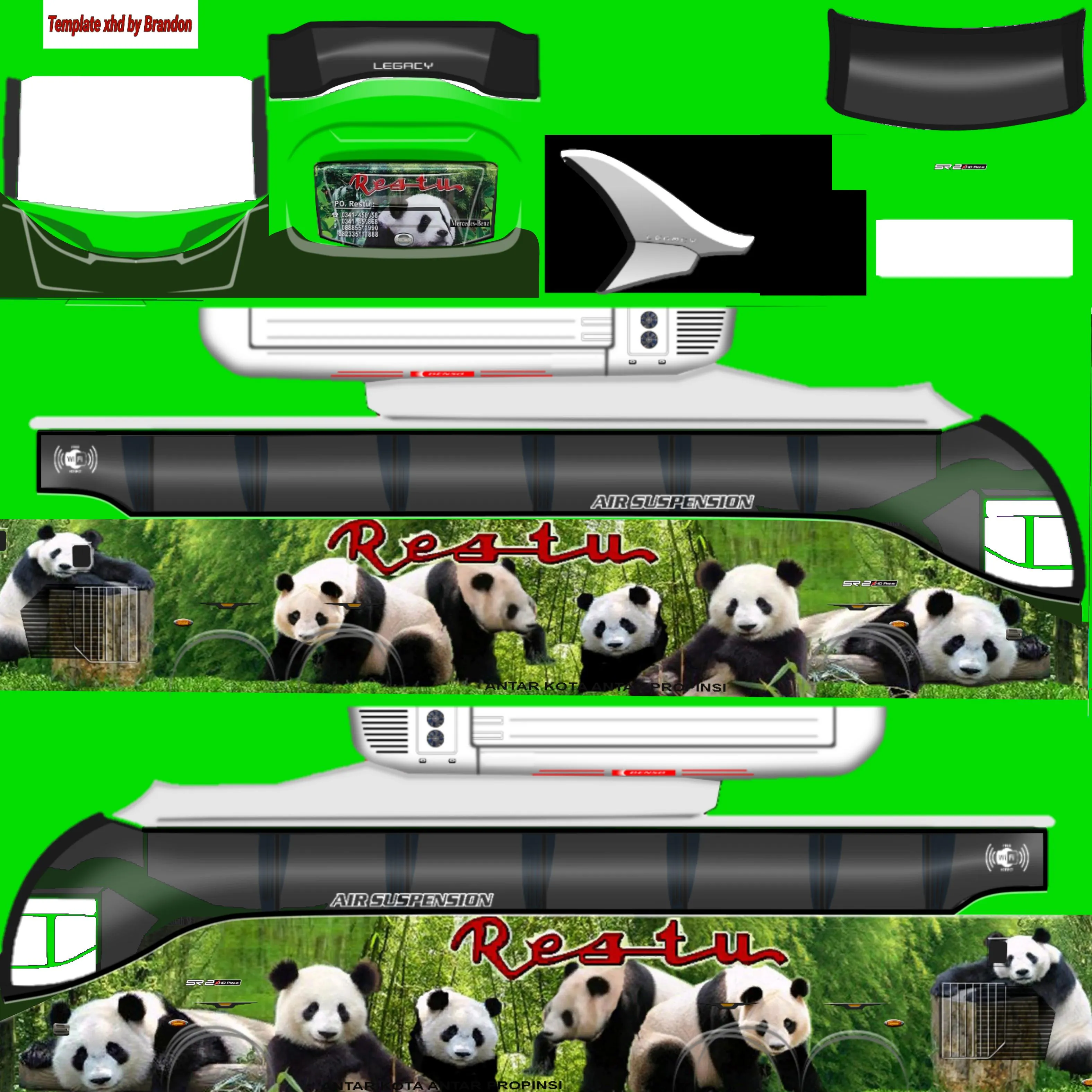 Kumpulan Livery Bussid Arjuna XHD Jetbus 3 Keren dan Lengkap 2 livery bussid arjuna xhd jetbus 3