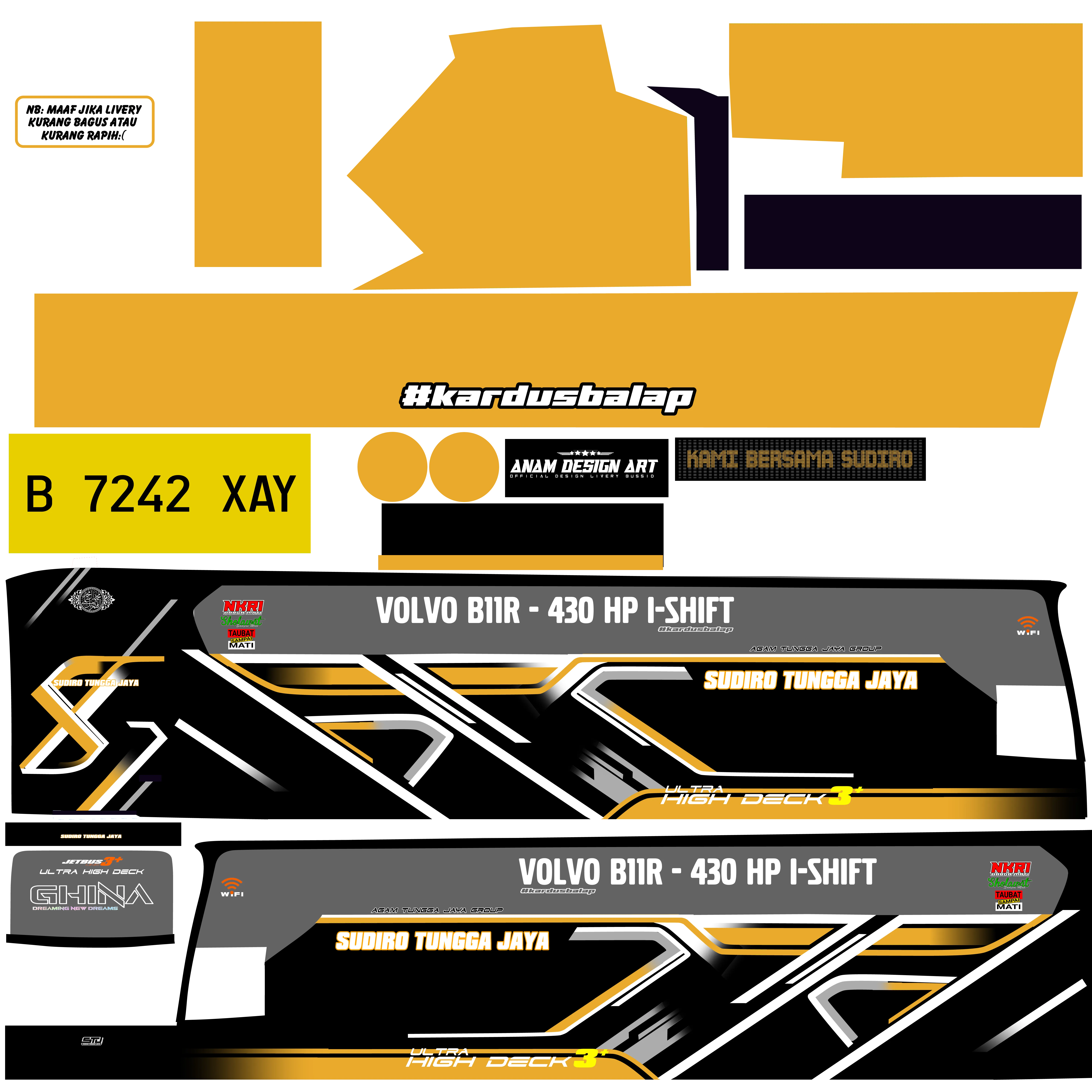Kumpulan Livery Bussid Sudiro Tungga Jaya SHD Jernih Terlengkap 3 livery bussid sudiro tungga jaya shd jernih