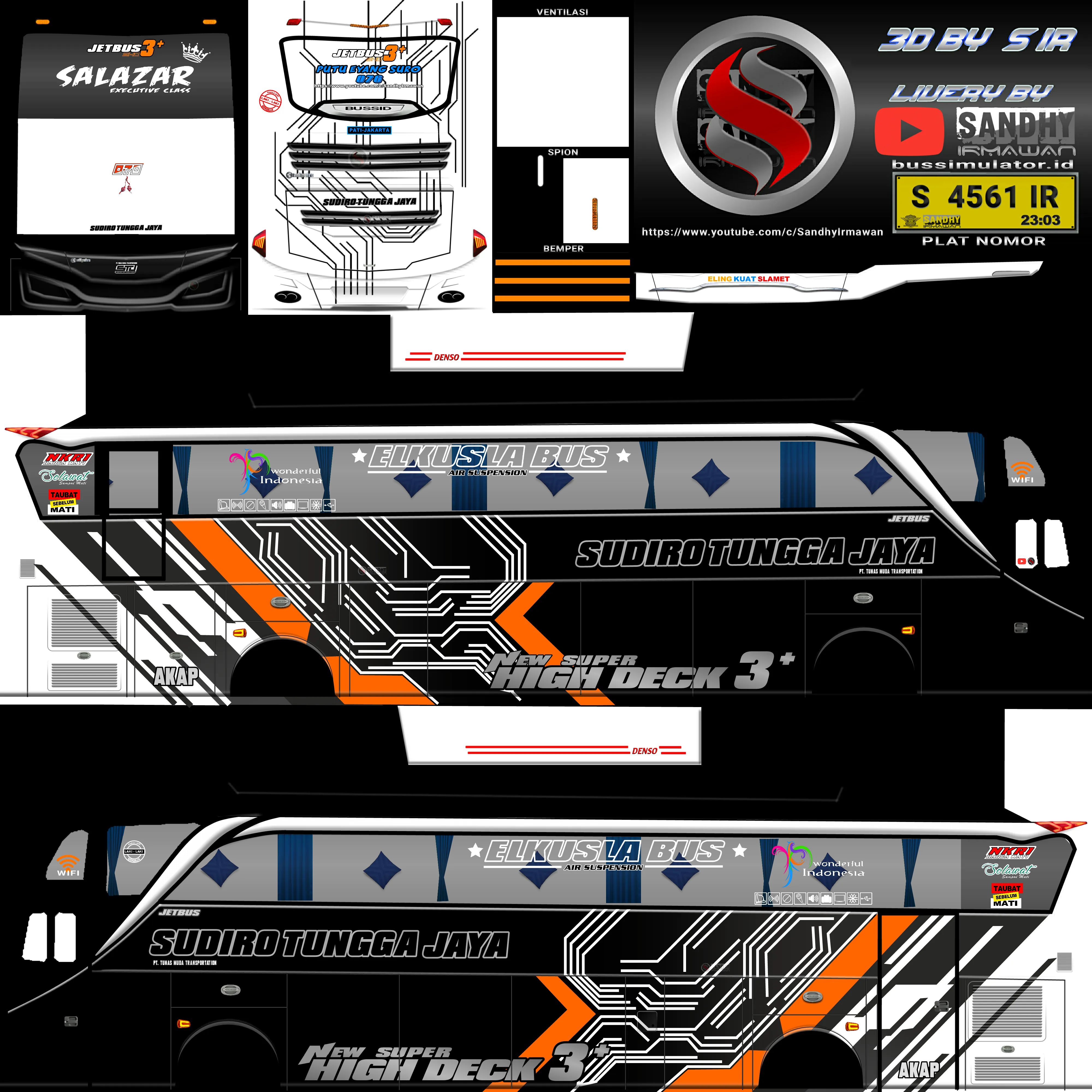 Kumpulan Livery Bussid Sudiro Tungga Jaya SHD Jernih Terlengkap 13 livery bussid sudiro tungga jaya shd jernih