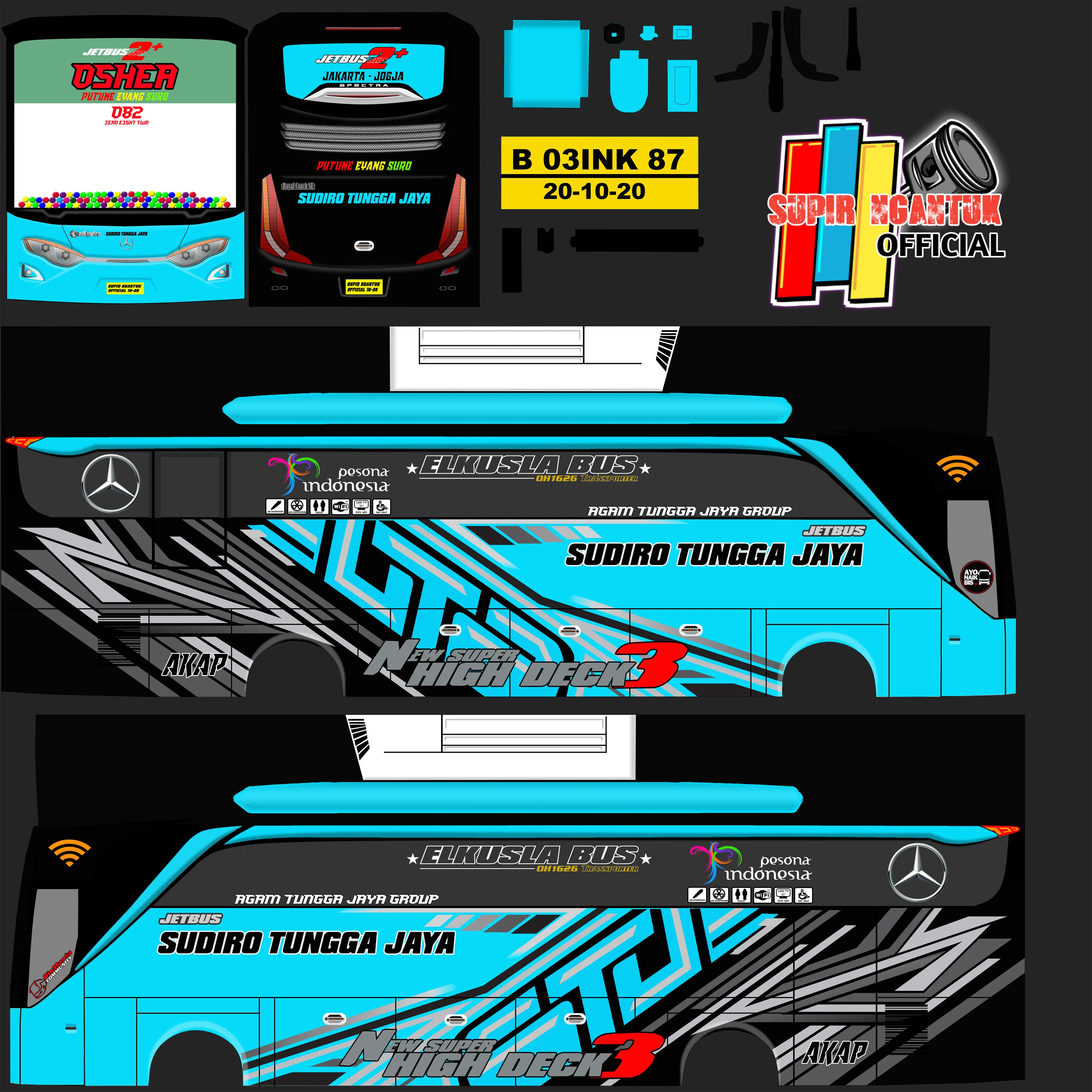 Kumpulan Livery Bussid Sudiro Tungga Jaya SHD Jernih Terlengkap 16 livery bussid sudiro tungga jaya shd jernih