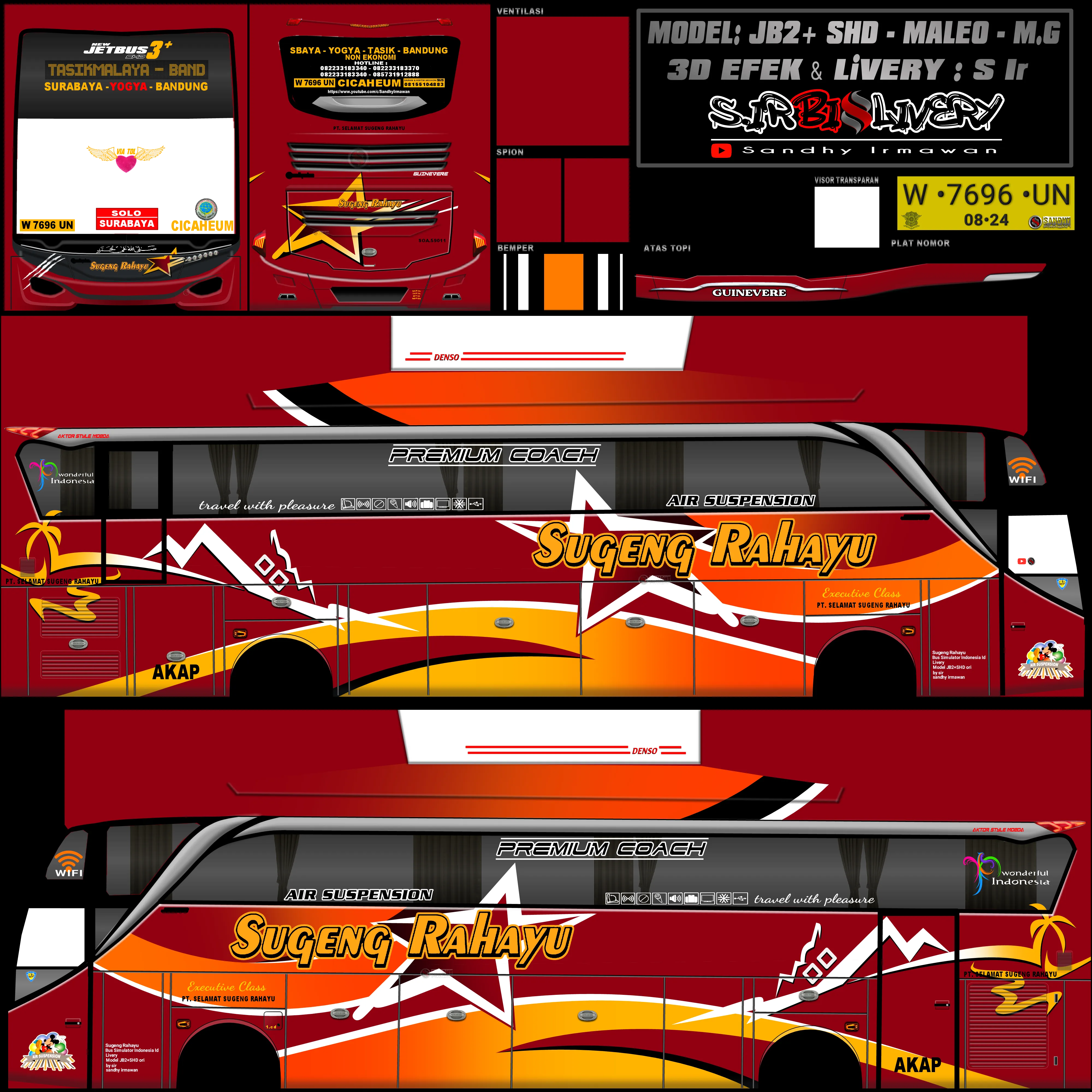 livery bussid sugeng rahayu