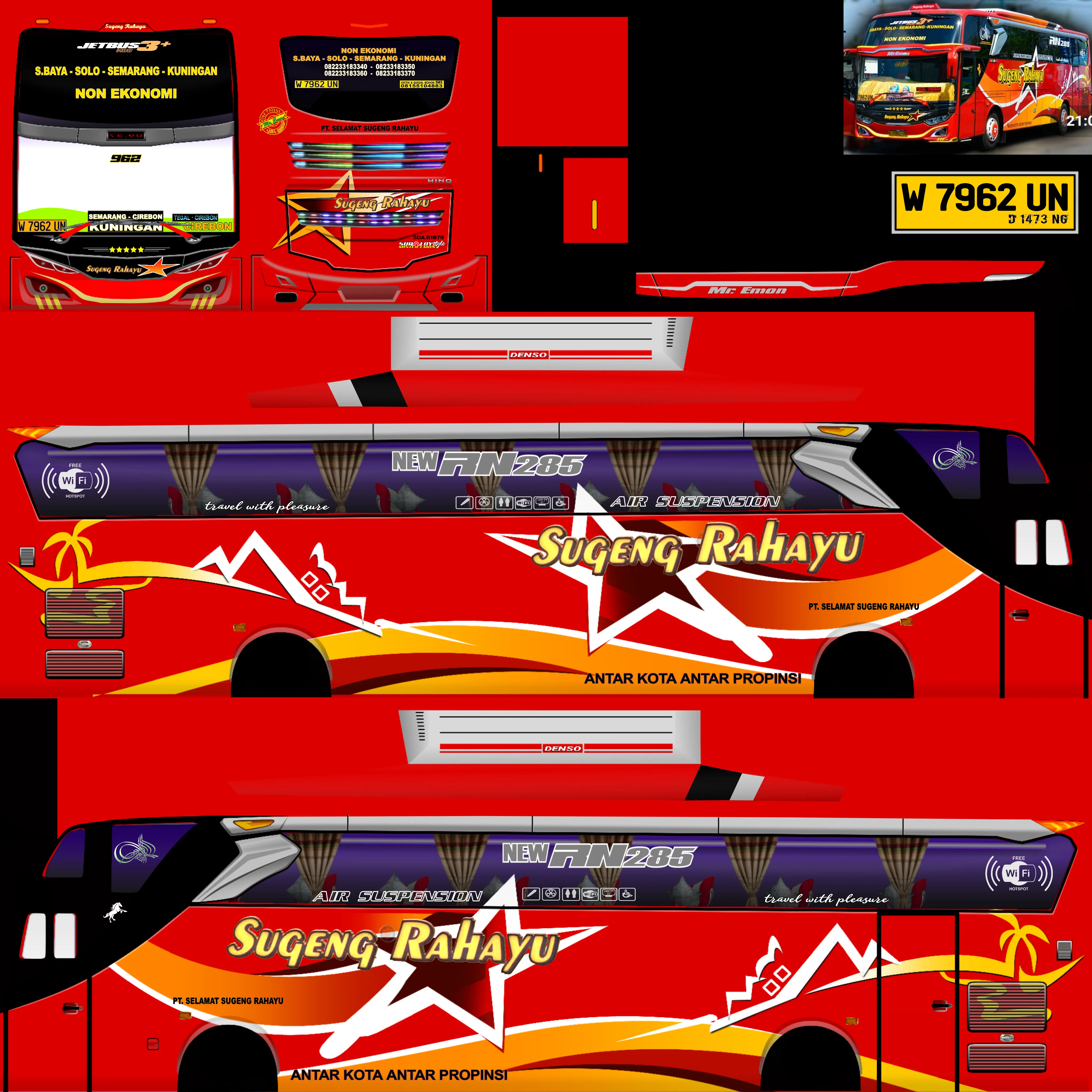 livery bussid sugeng rahayu