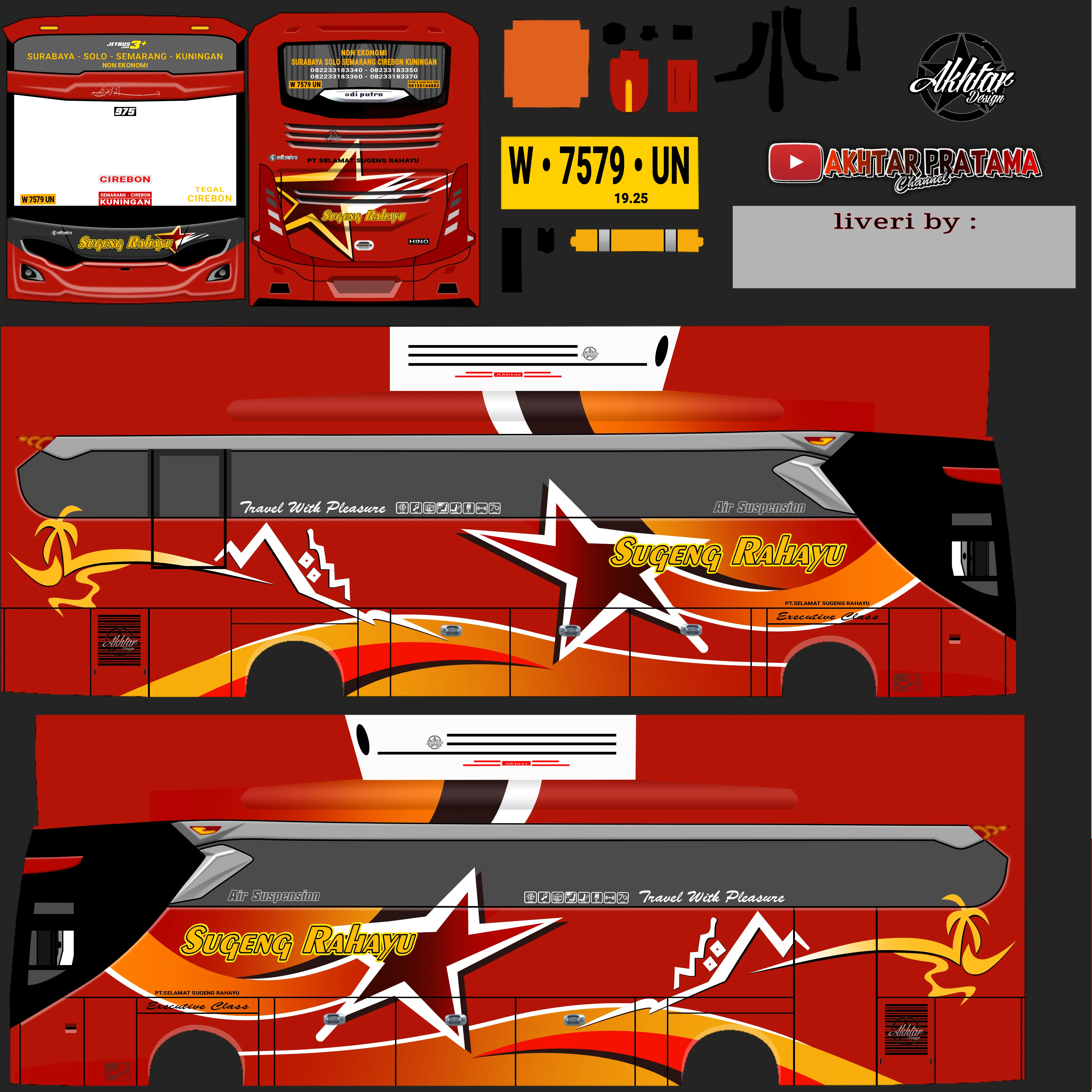 livery bussid sugeng rahayu