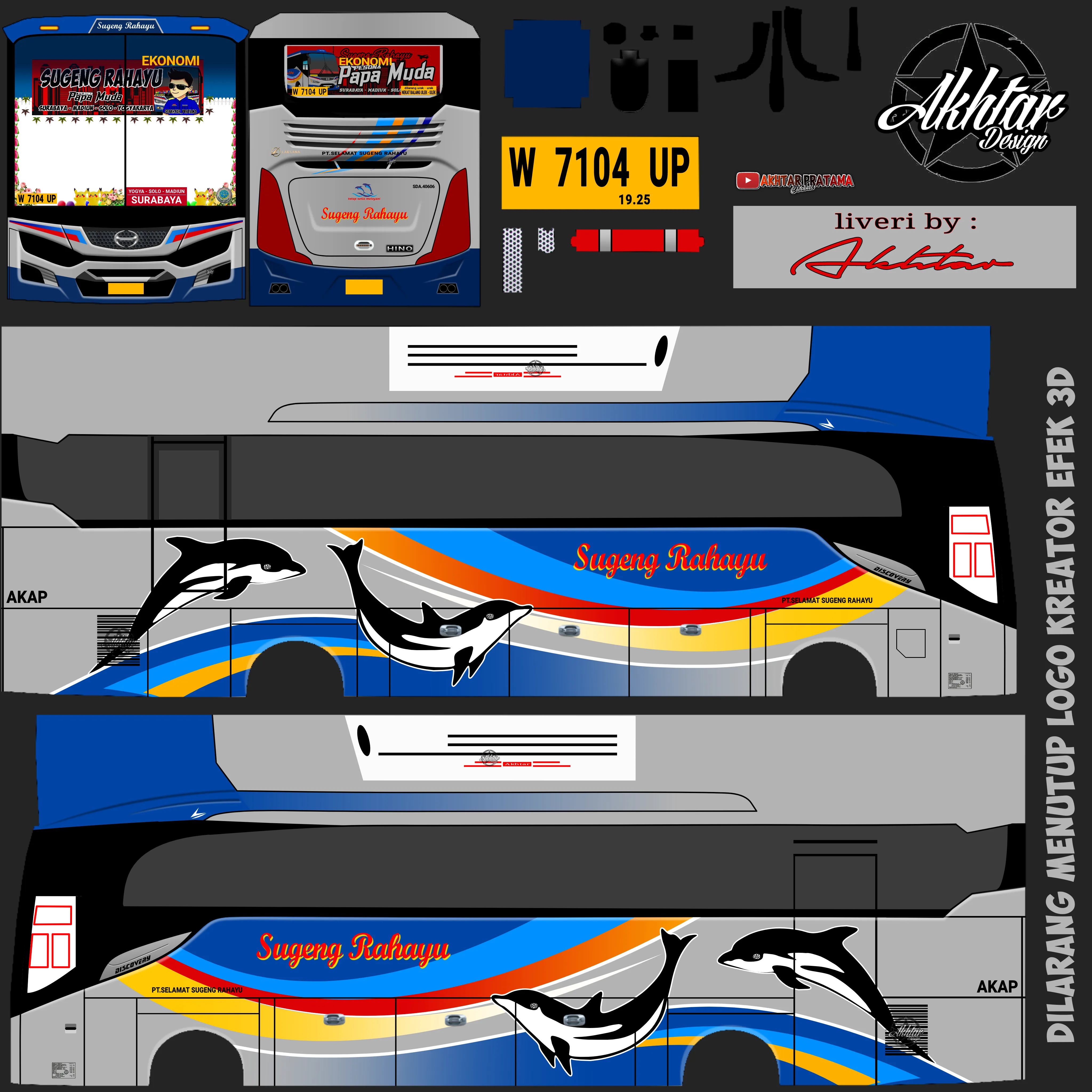 livery bussid sugeng rahayu