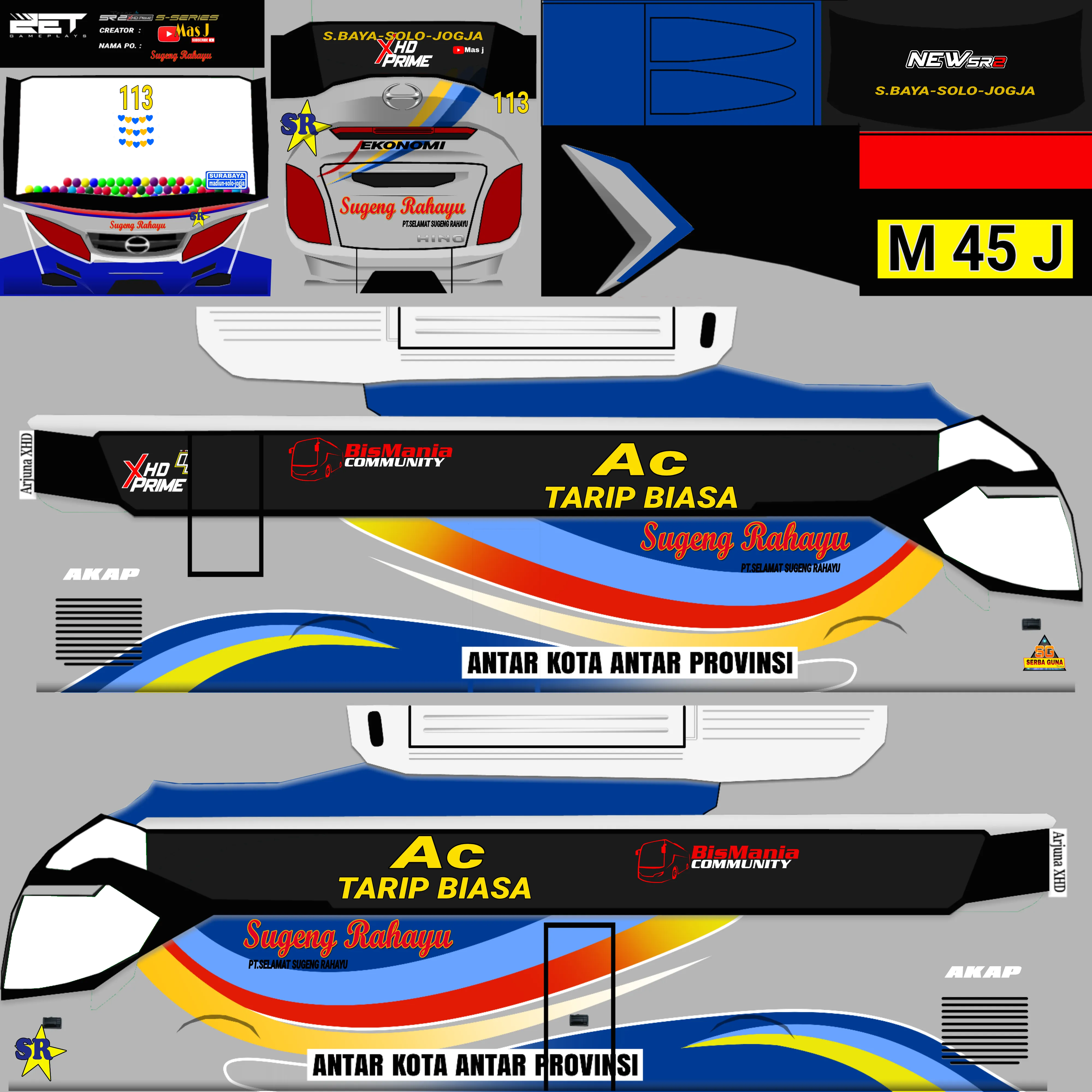 livery bussid sugeng rahayu