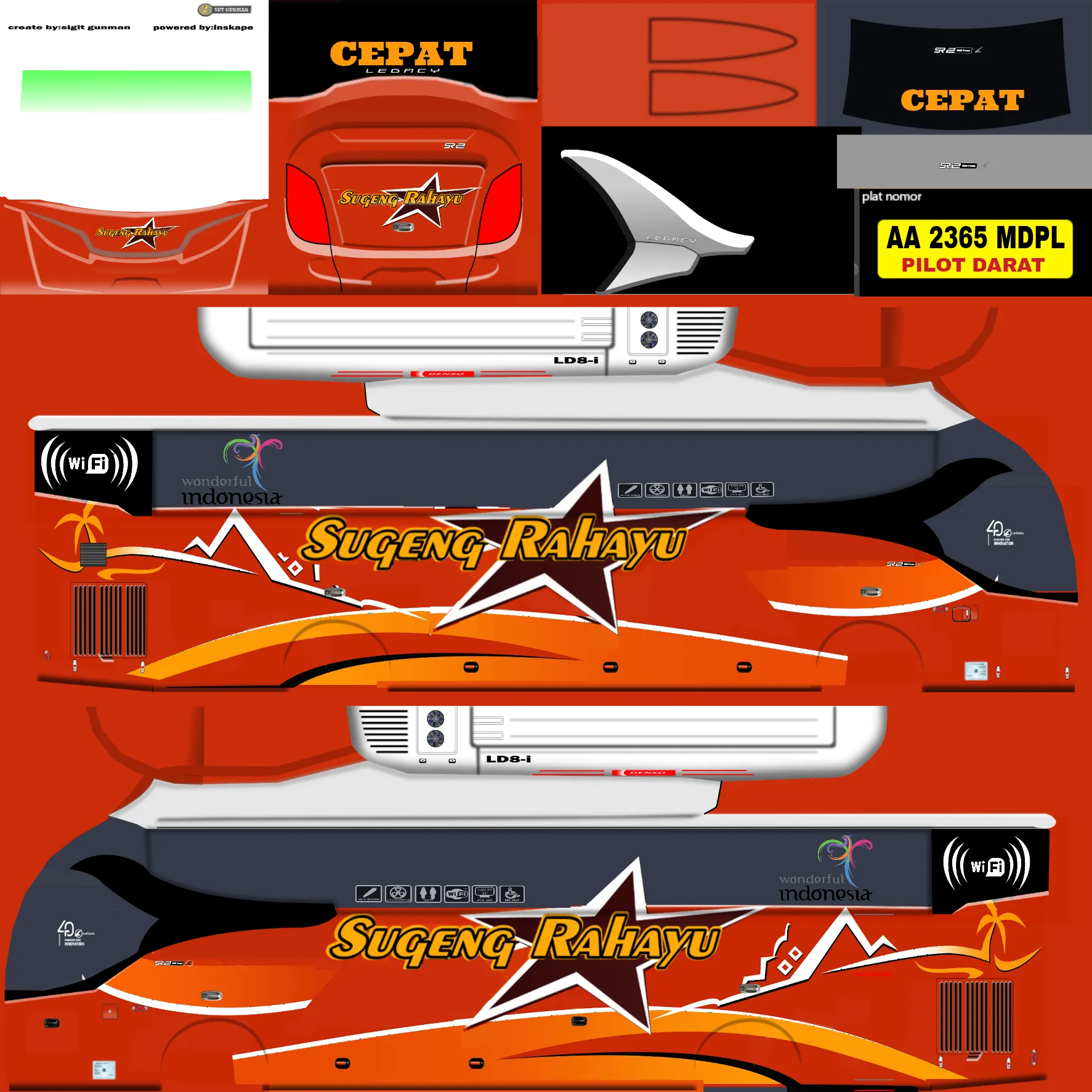 livery bussid sugeng rahayu