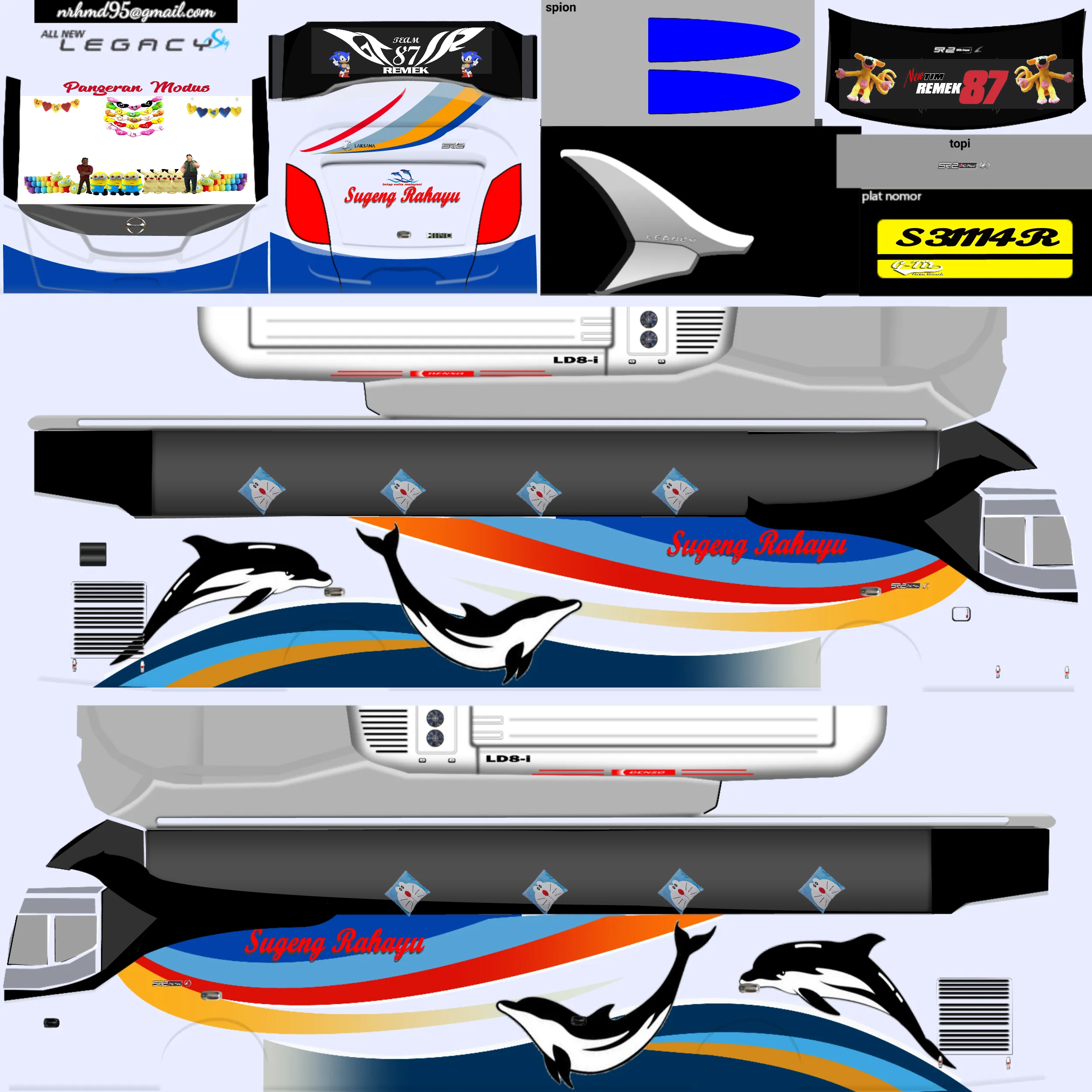 livery bussid sugeng rahayu