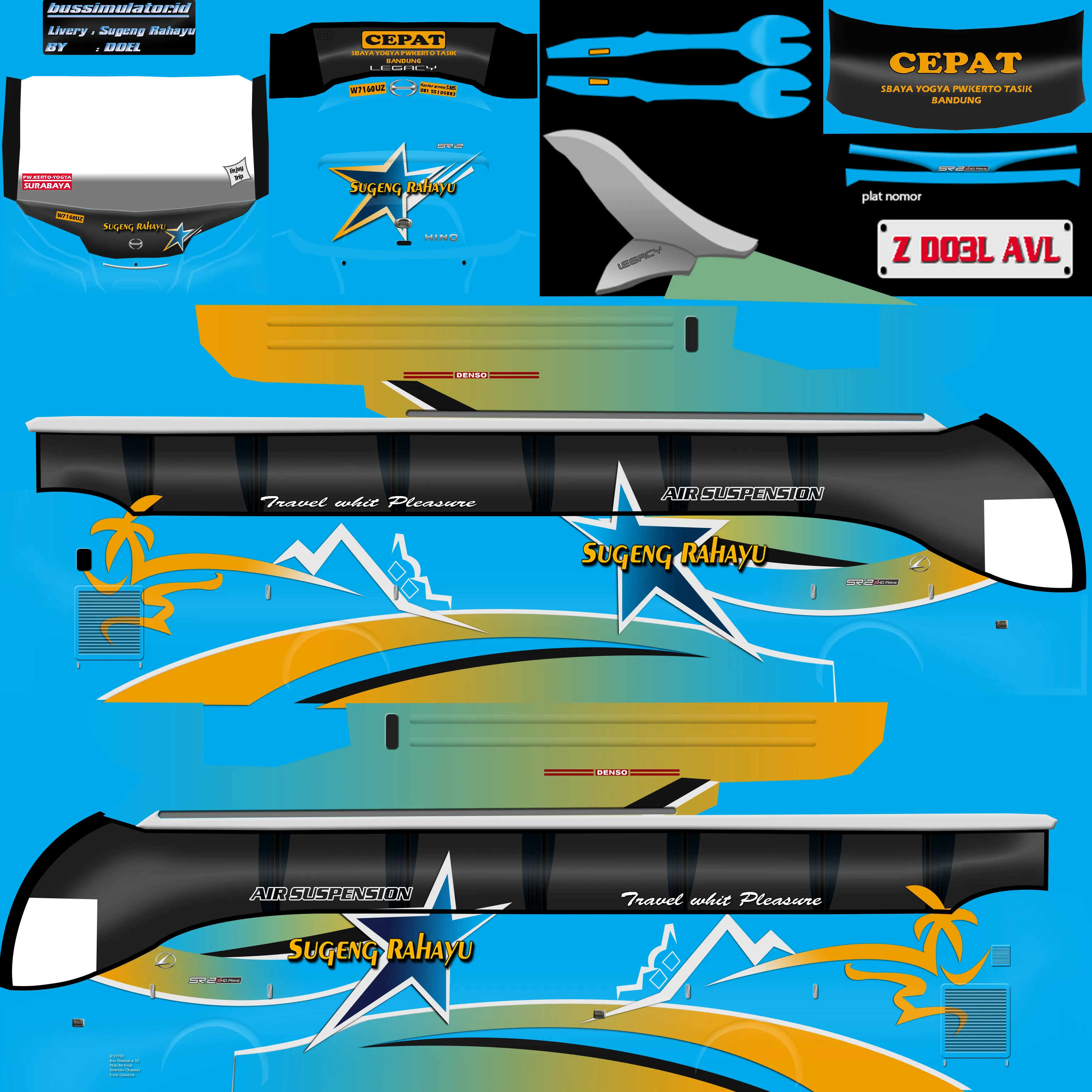 livery bussid sugeng rahayu