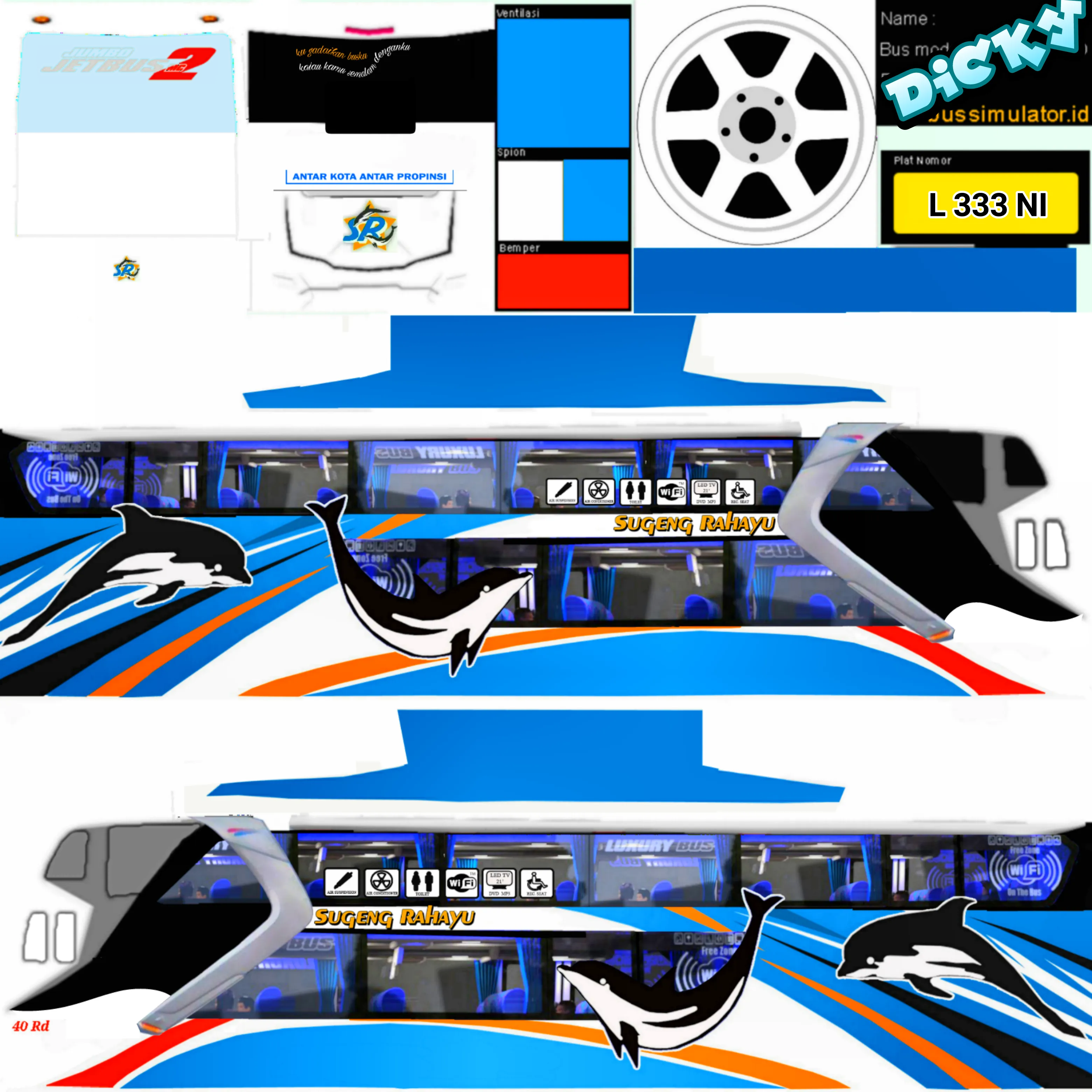 livery bussid sugeng rahayu