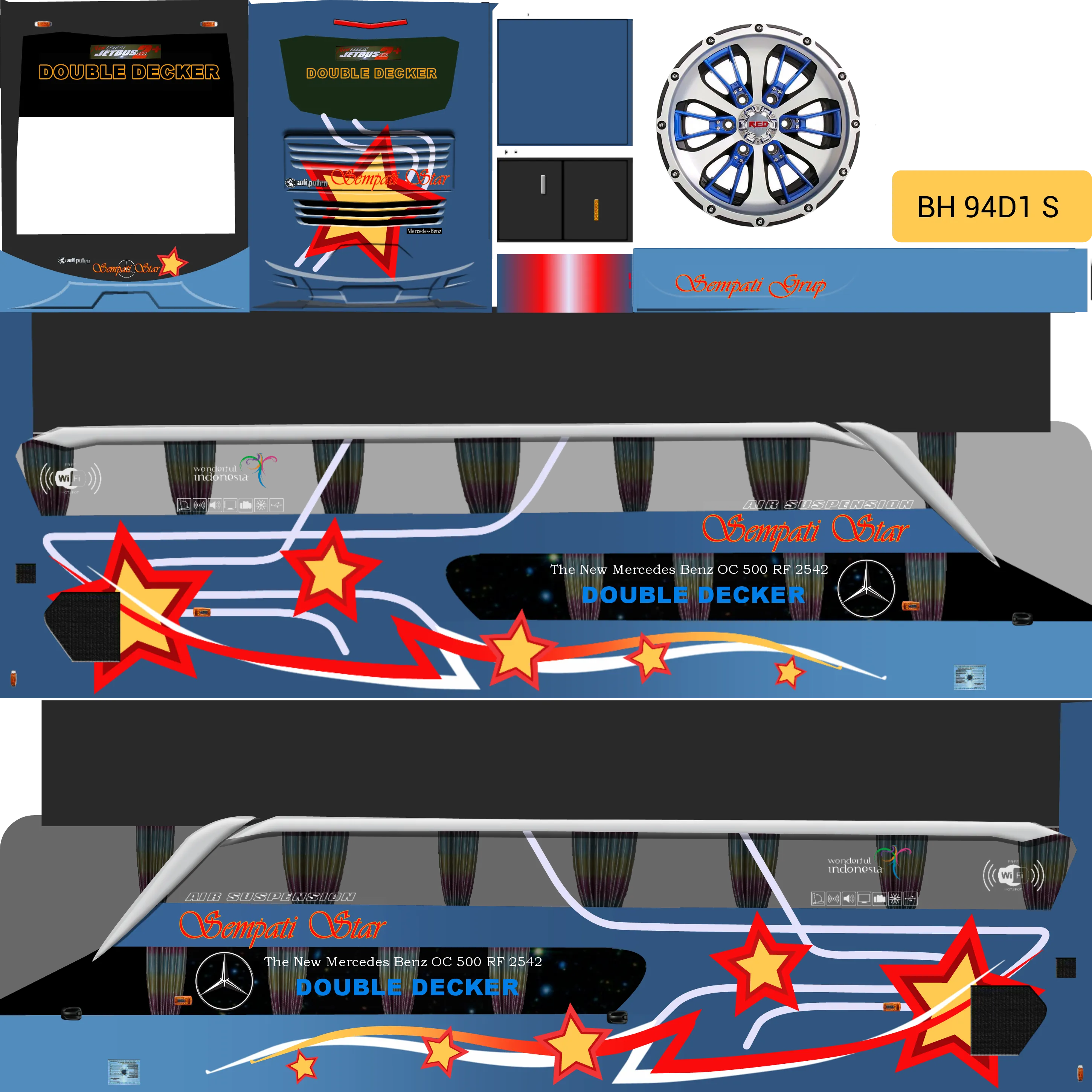 Kumpulan Livery Sadewa SHD Paling Keren dan Lengkap 10 livery sadewa shd