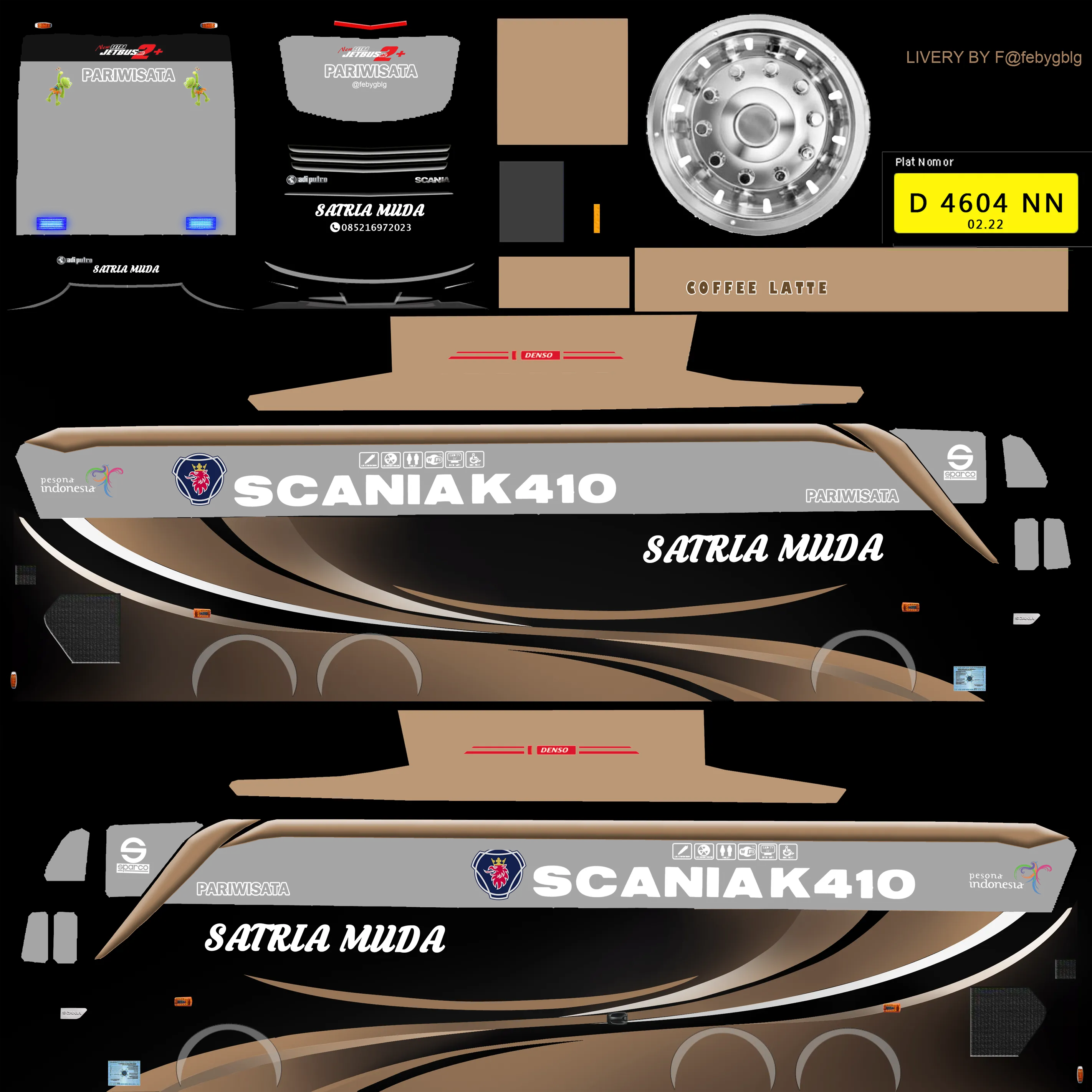 Kumpulan Livery Sadewa SHD Paling Keren dan Lengkap 8 livery sadewa shd