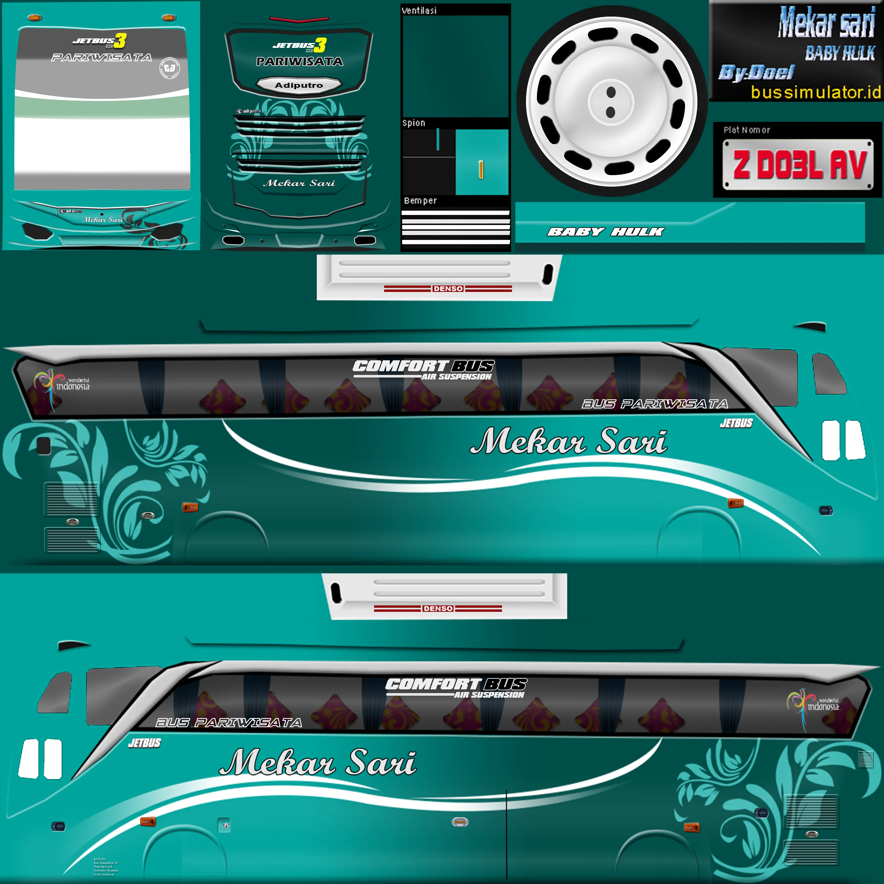 Kumpulan Livery Sadewa SHD Paling Keren dan Lengkap 2 livery sadewa shd 18