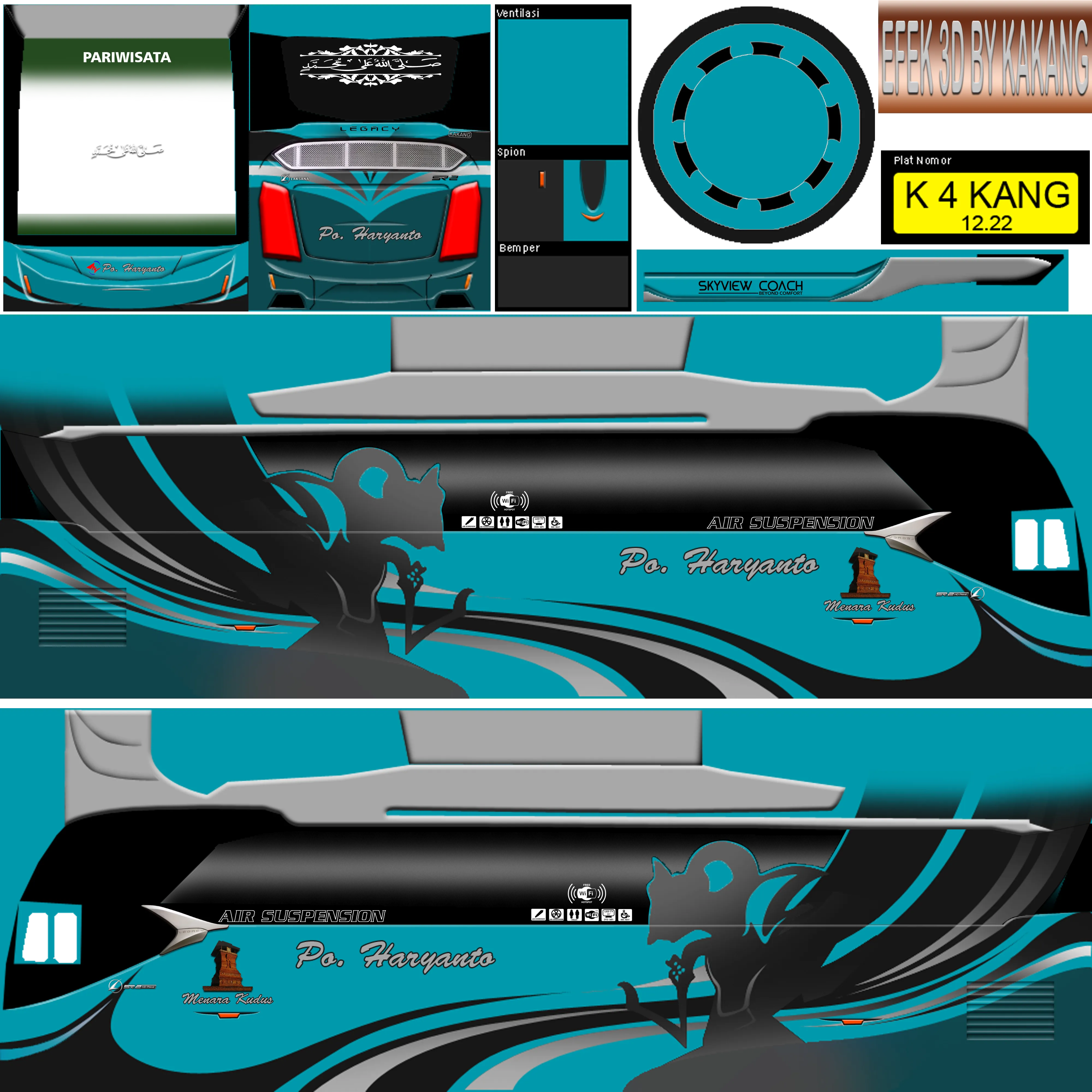 Kumpulan Livery Sadewa SHD Paling Keren dan Lengkap 18 livery sadewa shd