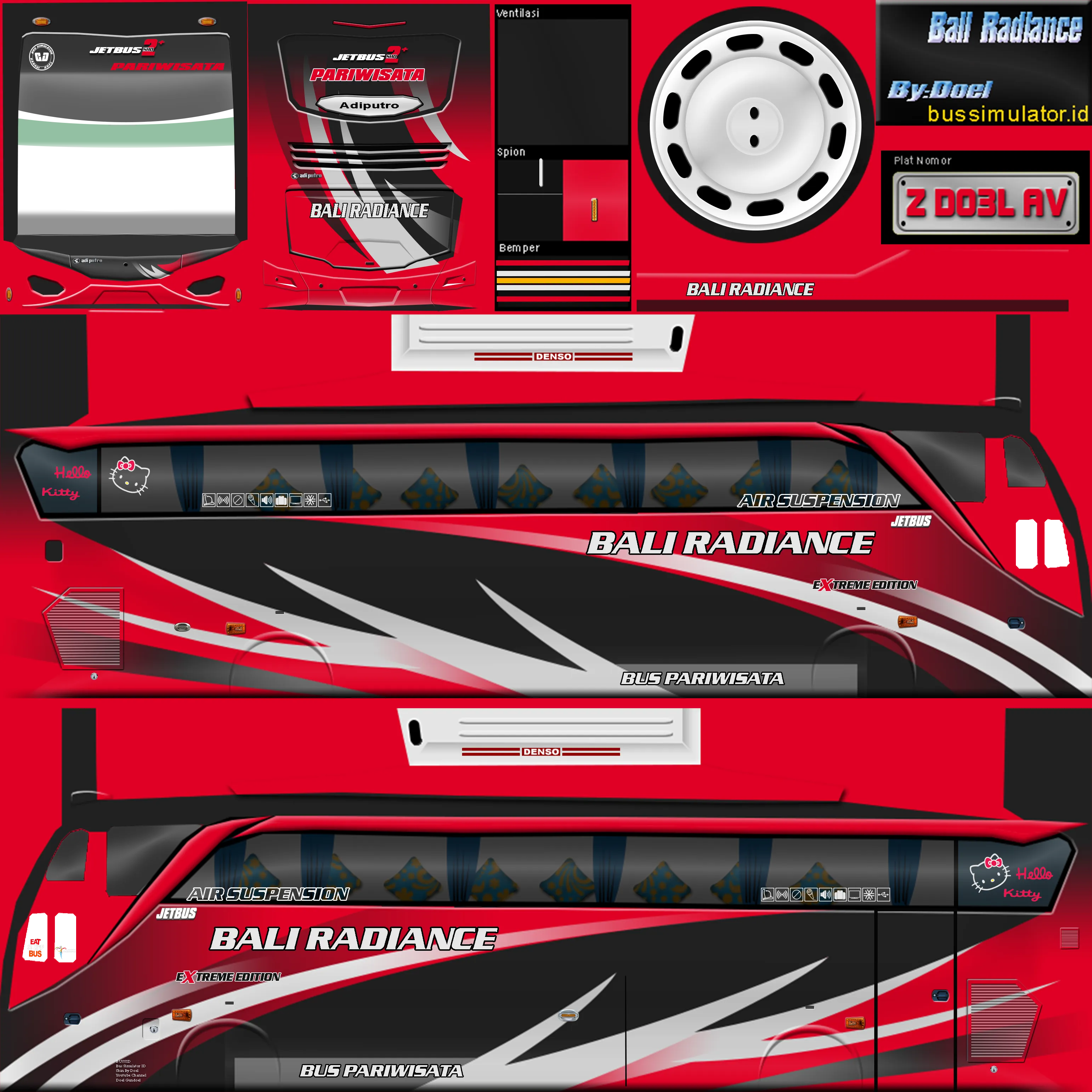 Kumpulan Livery Sadewa SHD Paling Keren dan Lengkap 15 livery sadewa shd