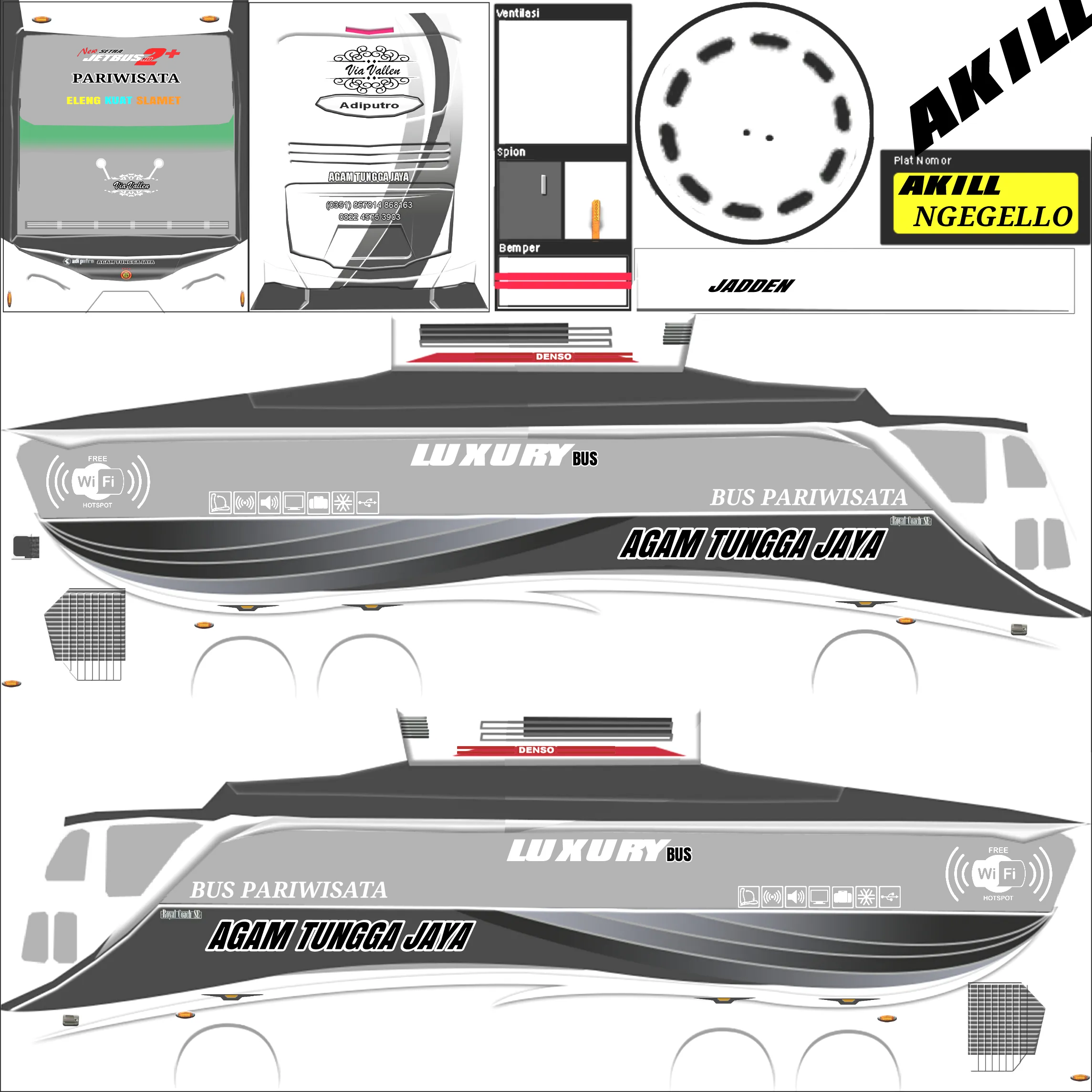 Kumpulan Livery Sadewa SHD Paling Keren dan Lengkap 14 livery sadewa shd