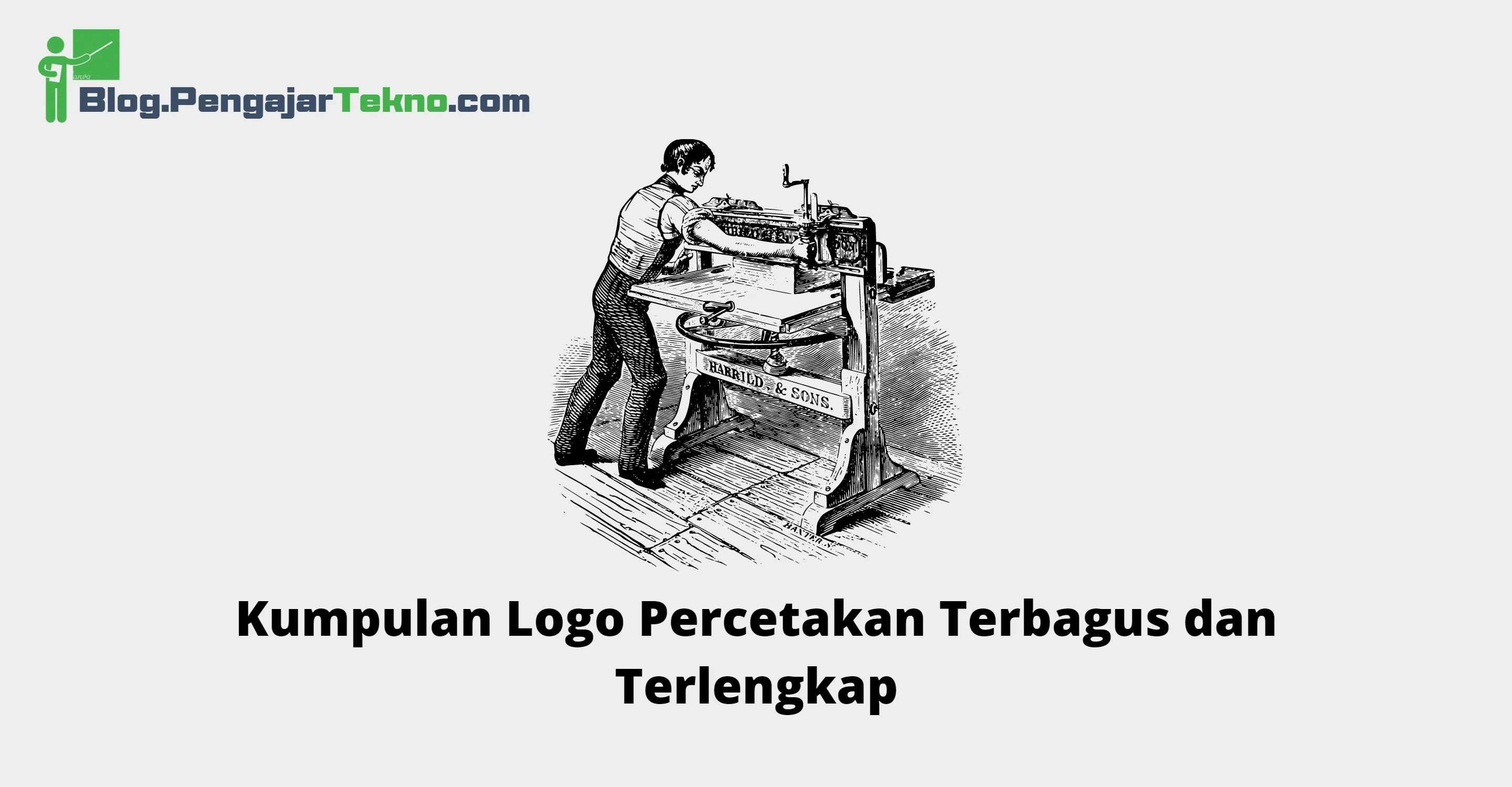 logo percetakan