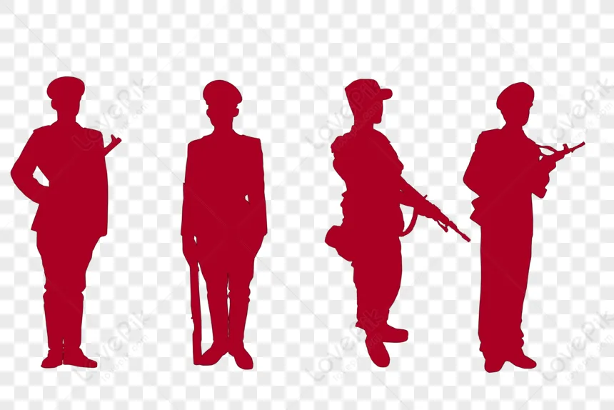 Kumpulan Gambar Siluet Pahlawan PNG Terlengkap 2 siluet pahlawan png