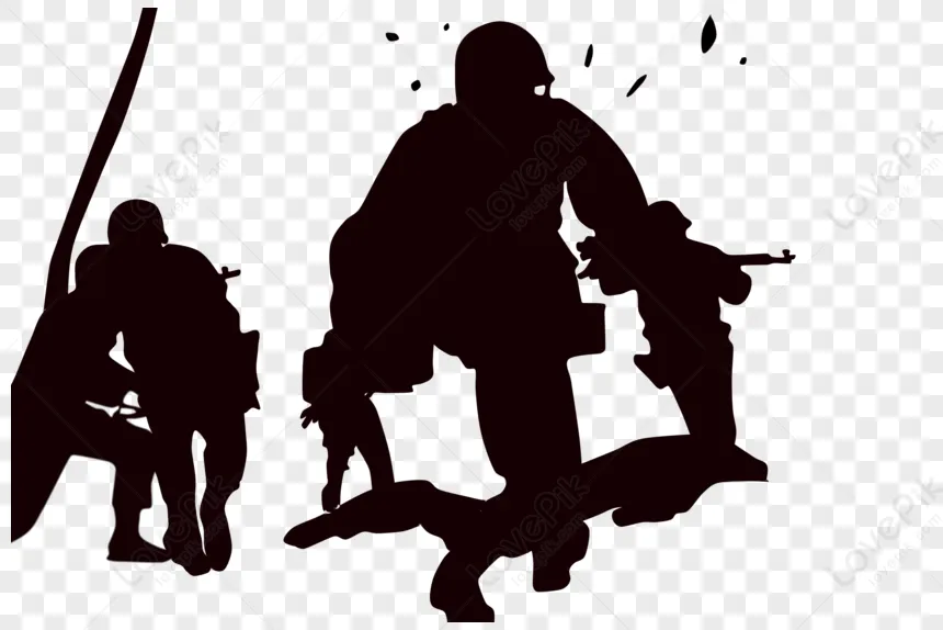 Kumpulan Gambar Siluet Pahlawan PNG Terlengkap 7 siluet pahlawan png